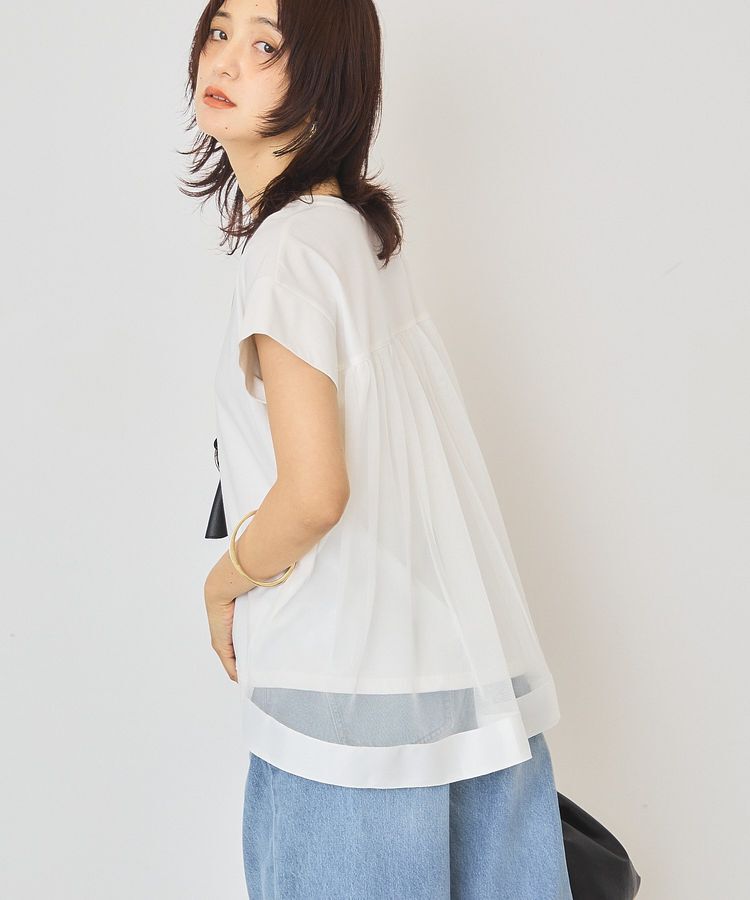 AMERICAN HOLIC「【接触冷感】バックチュールドッキングプルオーバー」|Tシャツ・カットソー|