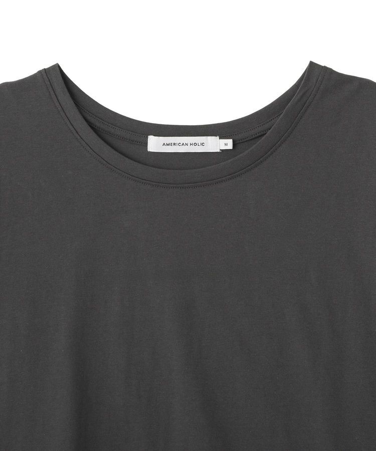 AMERICAN HOLIC「【接触冷感】バックチュールドッキングプルオーバー」|Tシャツ・カットソー|