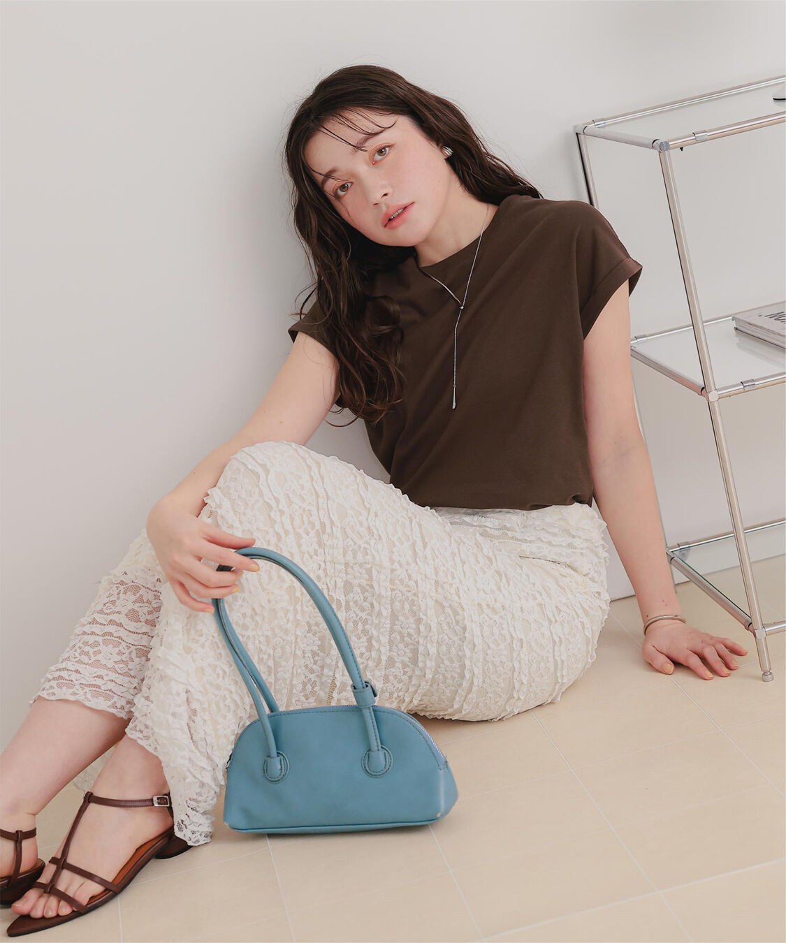 titivate「汗染み防止ダブルカフスTシャツ」|Tシャツ・カットソー|