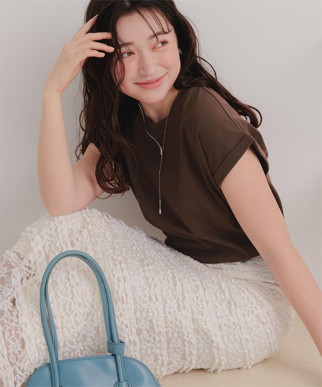 titivate「汗染み防止ダブルカフスTシャツ」|Tシャツ・カットソー|