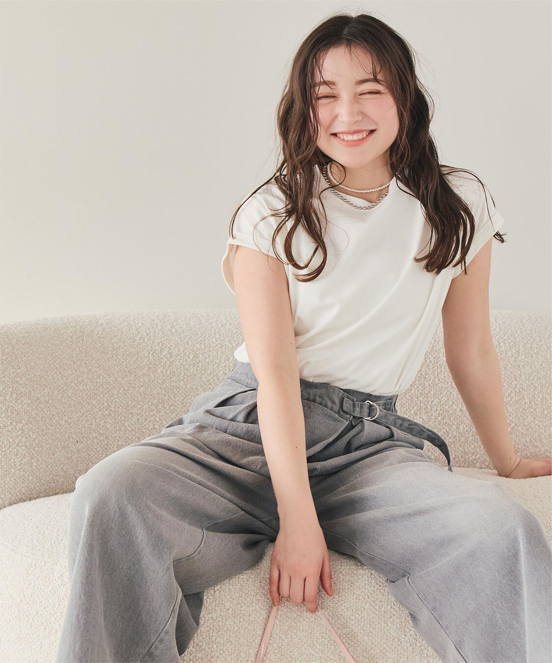 titivate「汗染み防止ダブルカフスTシャツ」|Tシャツ・カットソー|