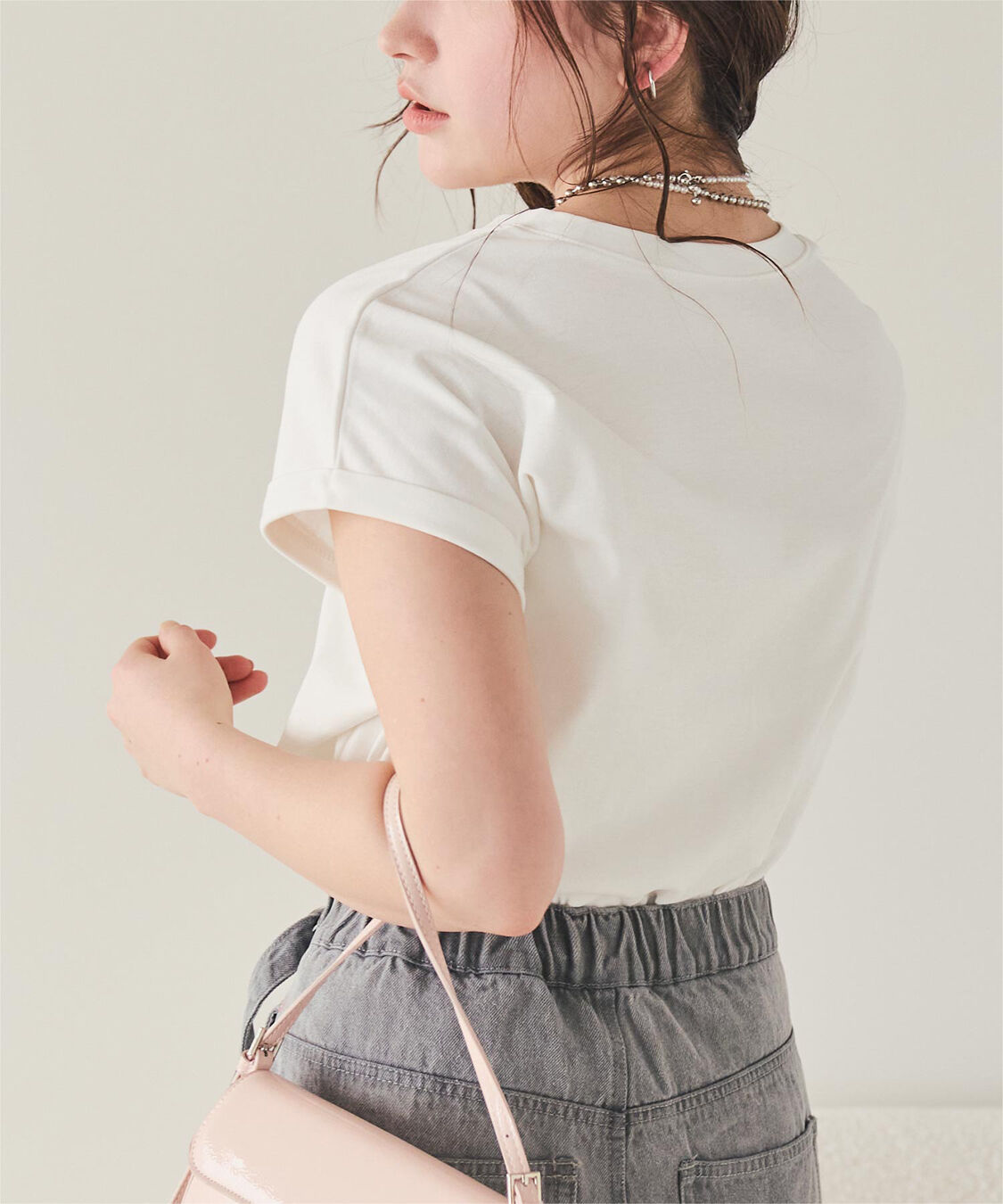 titivate「汗染み防止ダブルカフスTシャツ」|Tシャツ・カットソー|