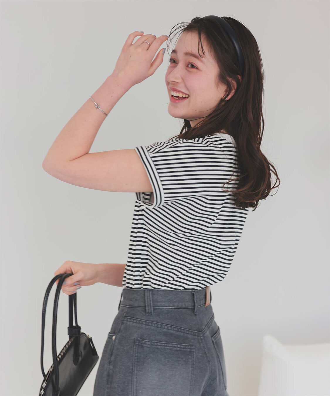 titivate「汗染み防止ダブルカフスTシャツ」|Tシャツ・カットソー|
