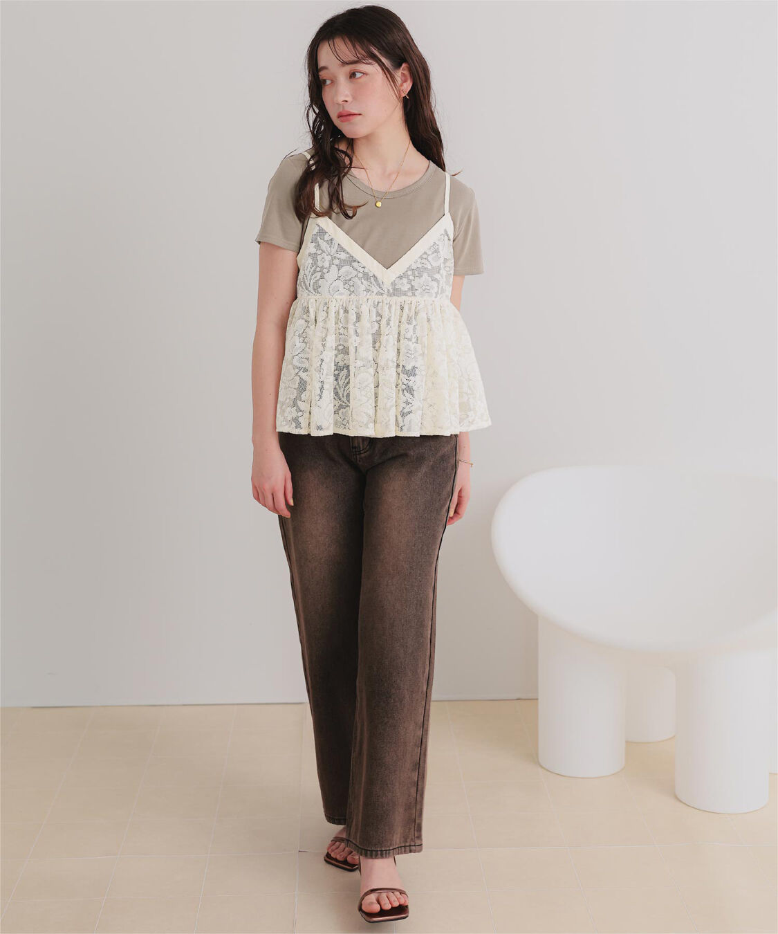 titivate「汗染み防止ｺﾝﾊﾟｸﾄTｼｬﾂ」|Tシャツ・カットソー|