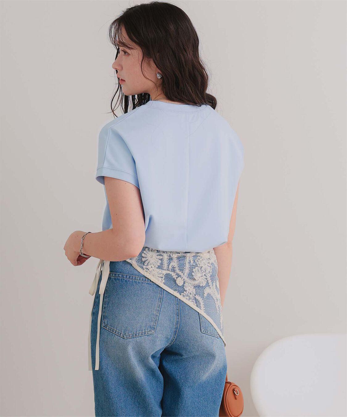 titivate「機能性カットソーフレンチスリーブトップス」|Tシャツ・カットソー|
