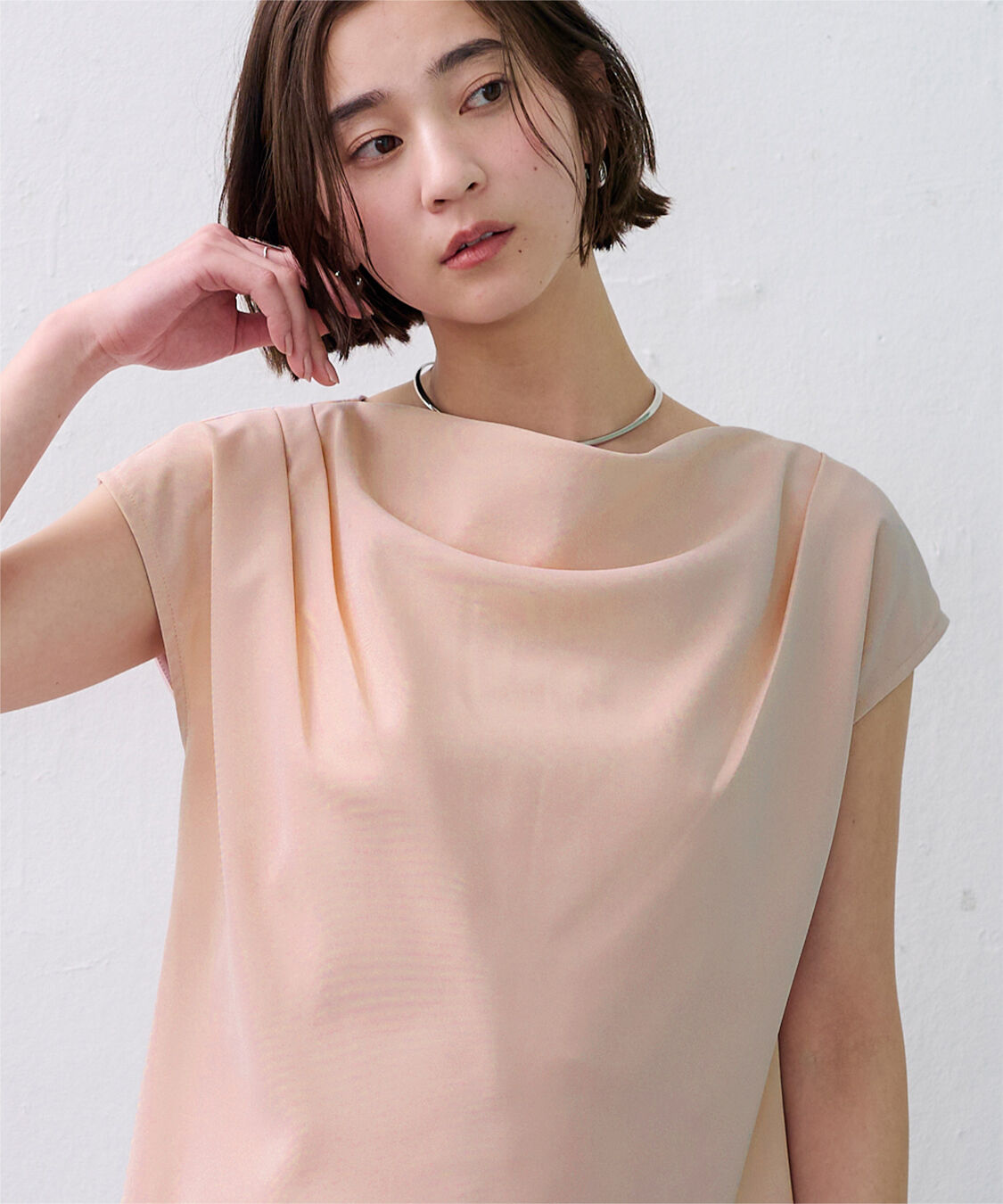 ur's「ショルダータックドレーププルオーバー」|Tシャツ・カットソー|