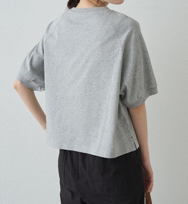  「【汗ジミ防止加工】ロゴプリントTシャツ」|プルオーバー|