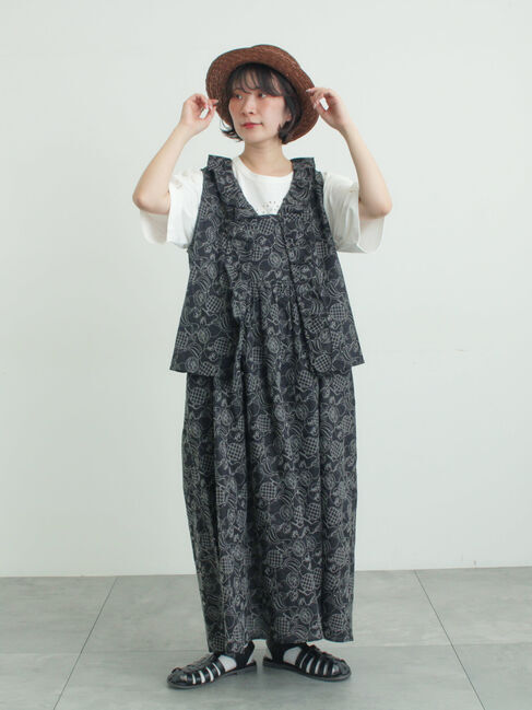 Samansa Mos2「【メルヘン&times;Samansa Mos2】総刺繍ベスト」|ダウンベスト・ベスト|