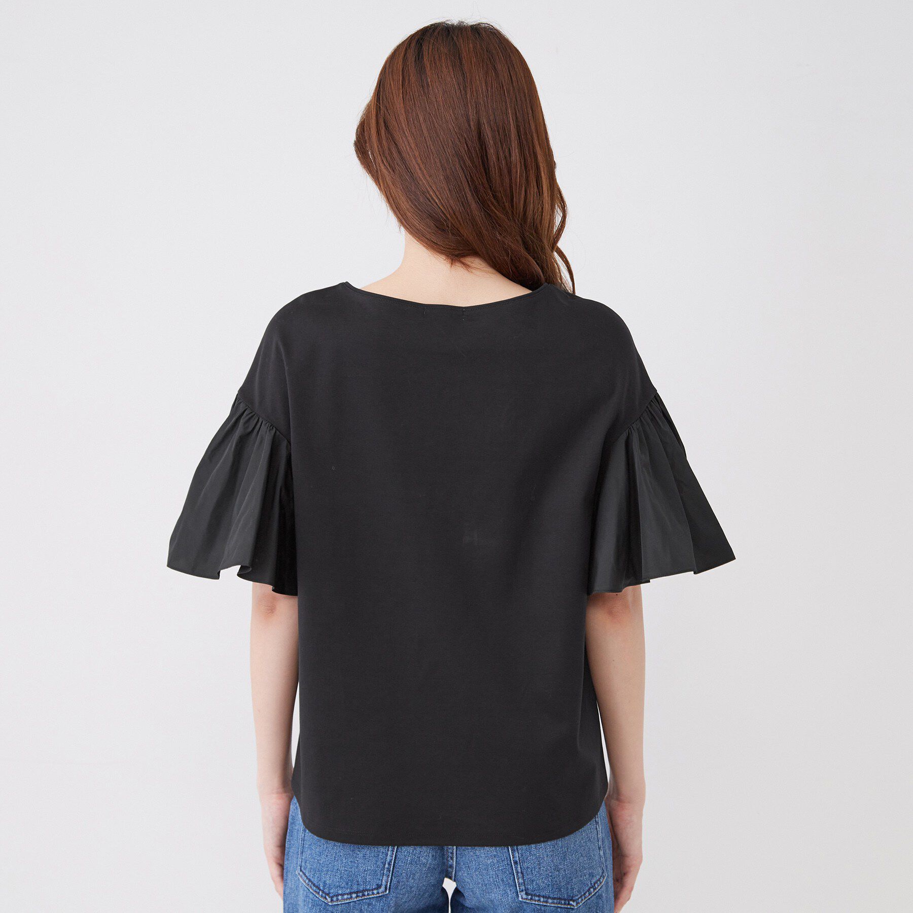 COUP DE CHANCE「【手洗い可／日本製】フレアスリーブプルオーバー」|Tシャツ・カットソー|