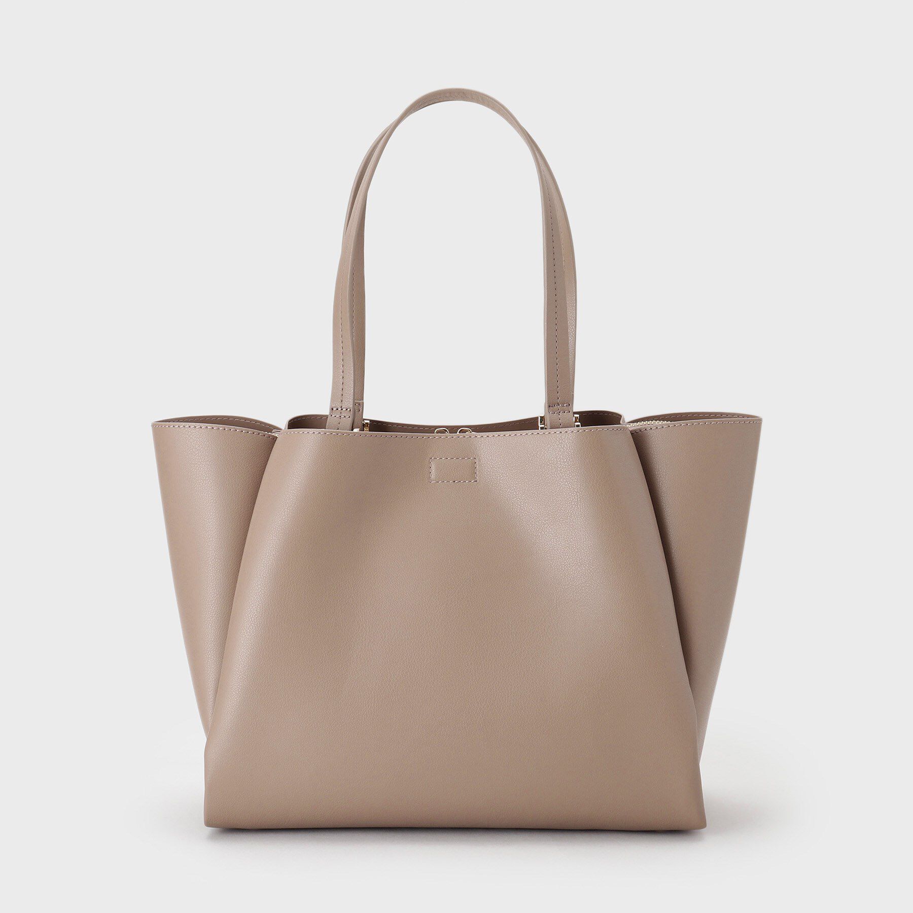 INDIVI「【A4収納可能／合皮】キャリアタックバッグ」|トートバッグ|