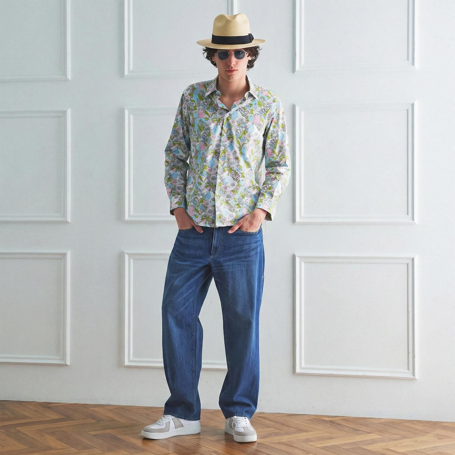 TAKEO KIKUCHI「【BOWLER HAT LABEL】ビリケンプリント 長袖シャツ」|シャツ・ブラウス|