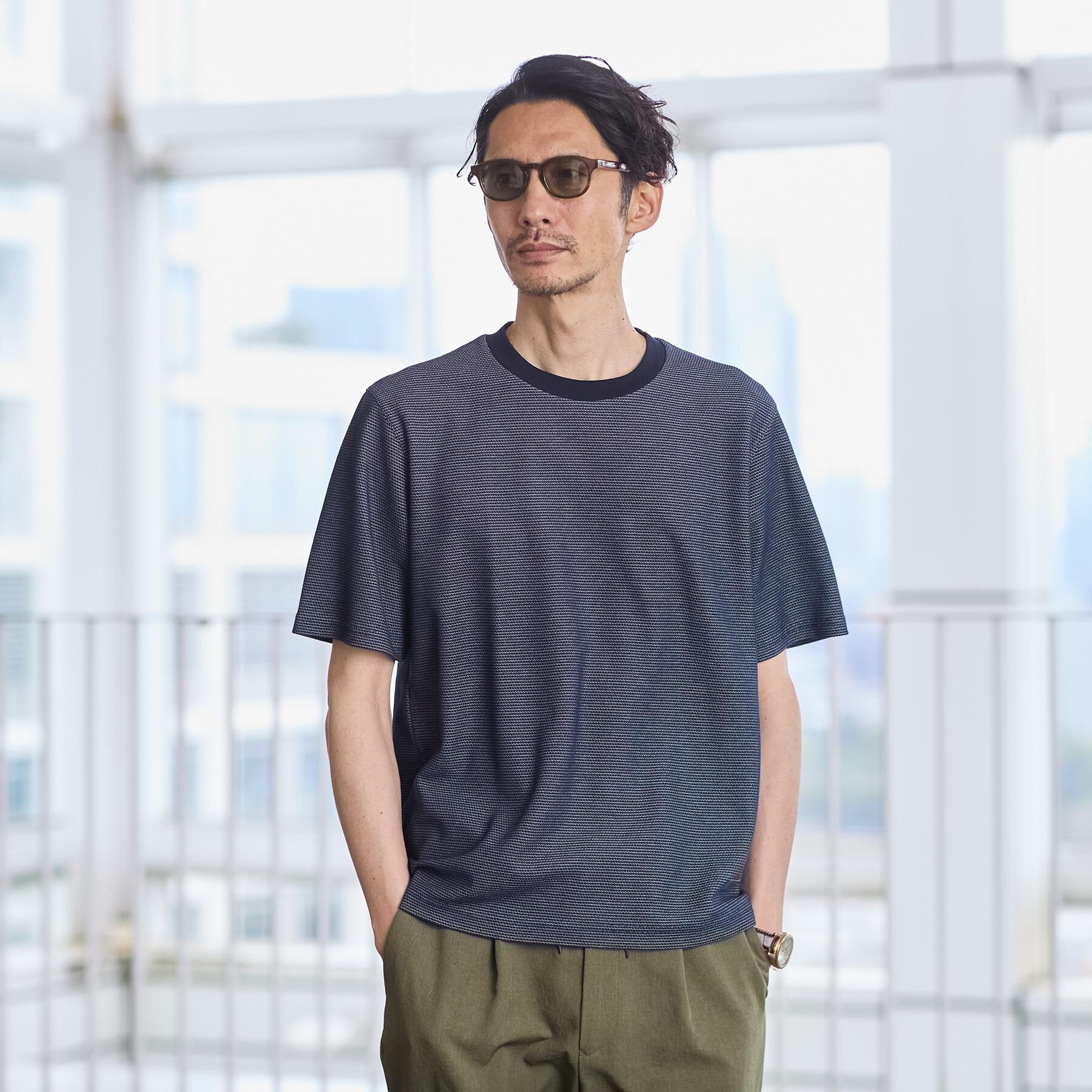 TAKEO KIKUCHI「【抗菌防臭】ステイフレッシュ Tシャツ」|Tシャツ・カットソー|