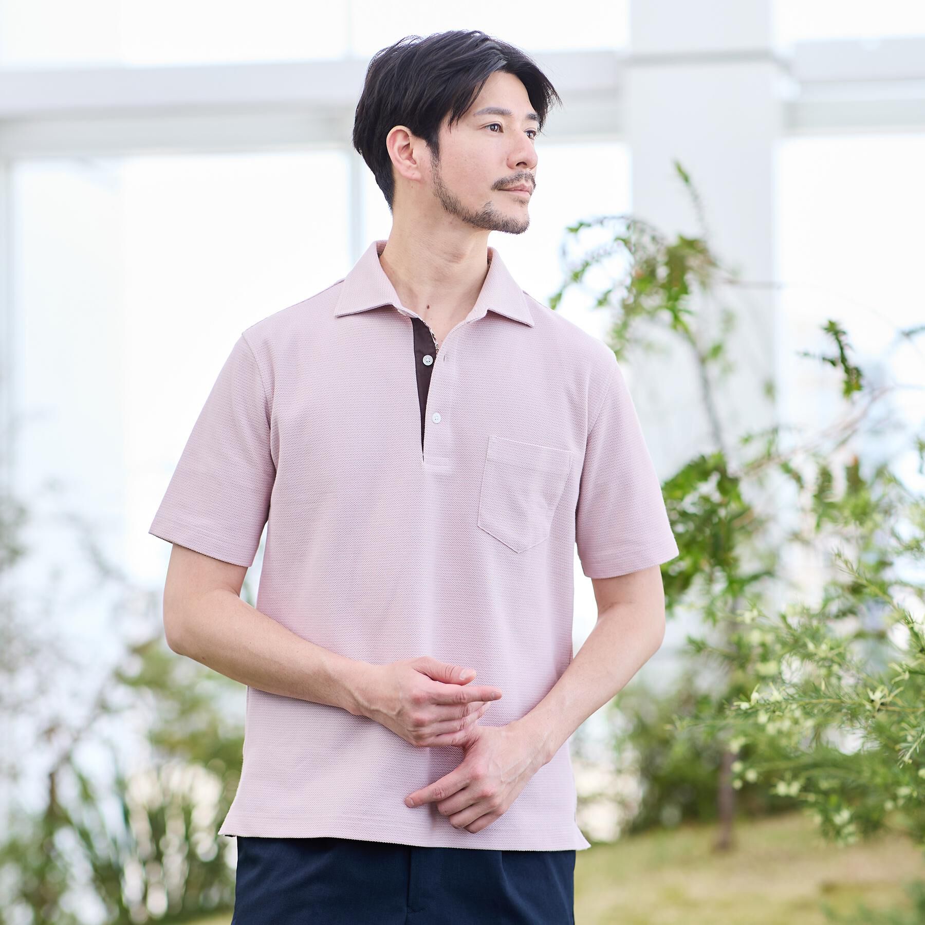 TAKEO KIKUCHI「【抗菌防臭】ステイフレッシュ ポロシャツ」|ポロシャツ|