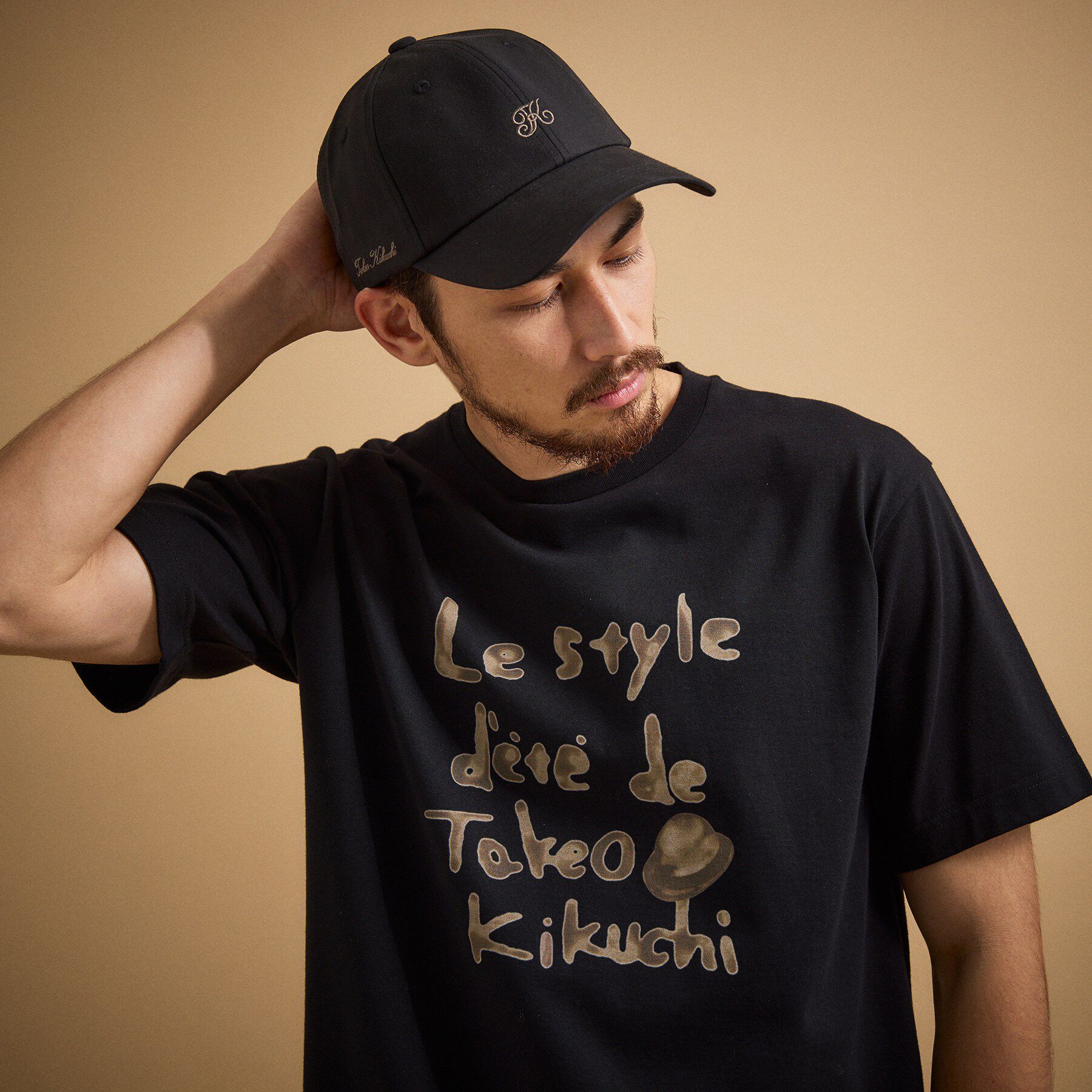 TAKEO KIKUCHI「水彩ペイント アートロゴTシャツ」|Tシャツ・カットソー|