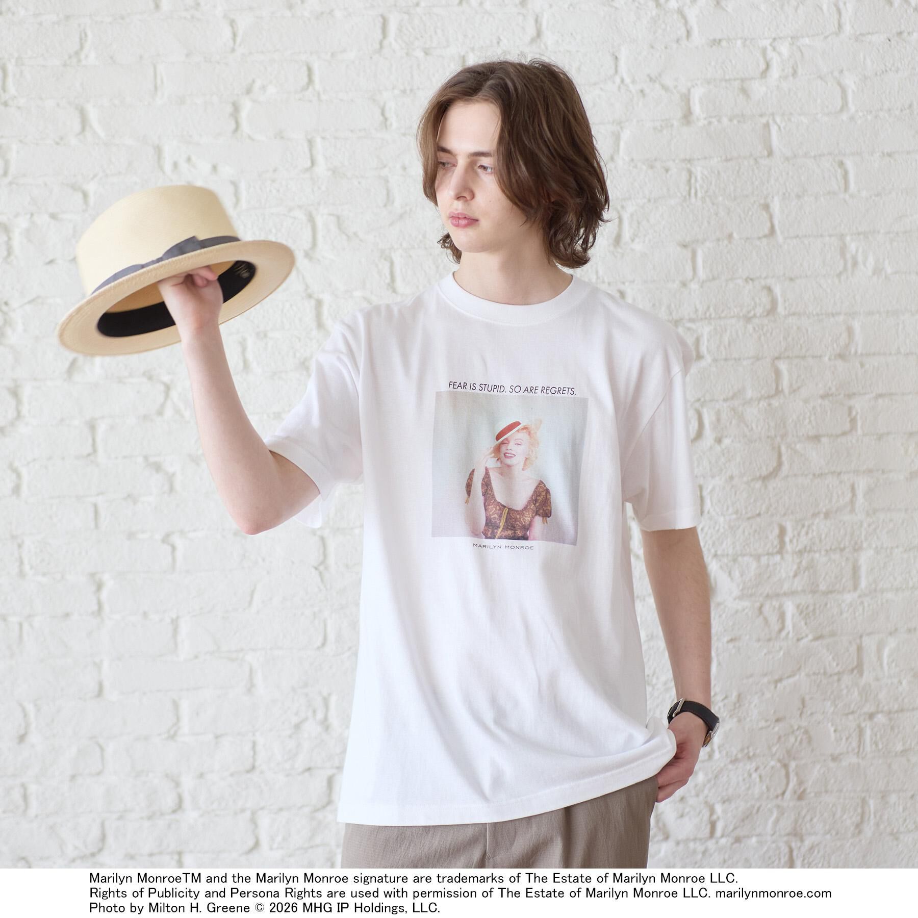 TAKEO KIKUCHI「【別注】マリリン・モンロー/フォトTシャツ」|Tシャツ・カットソー|