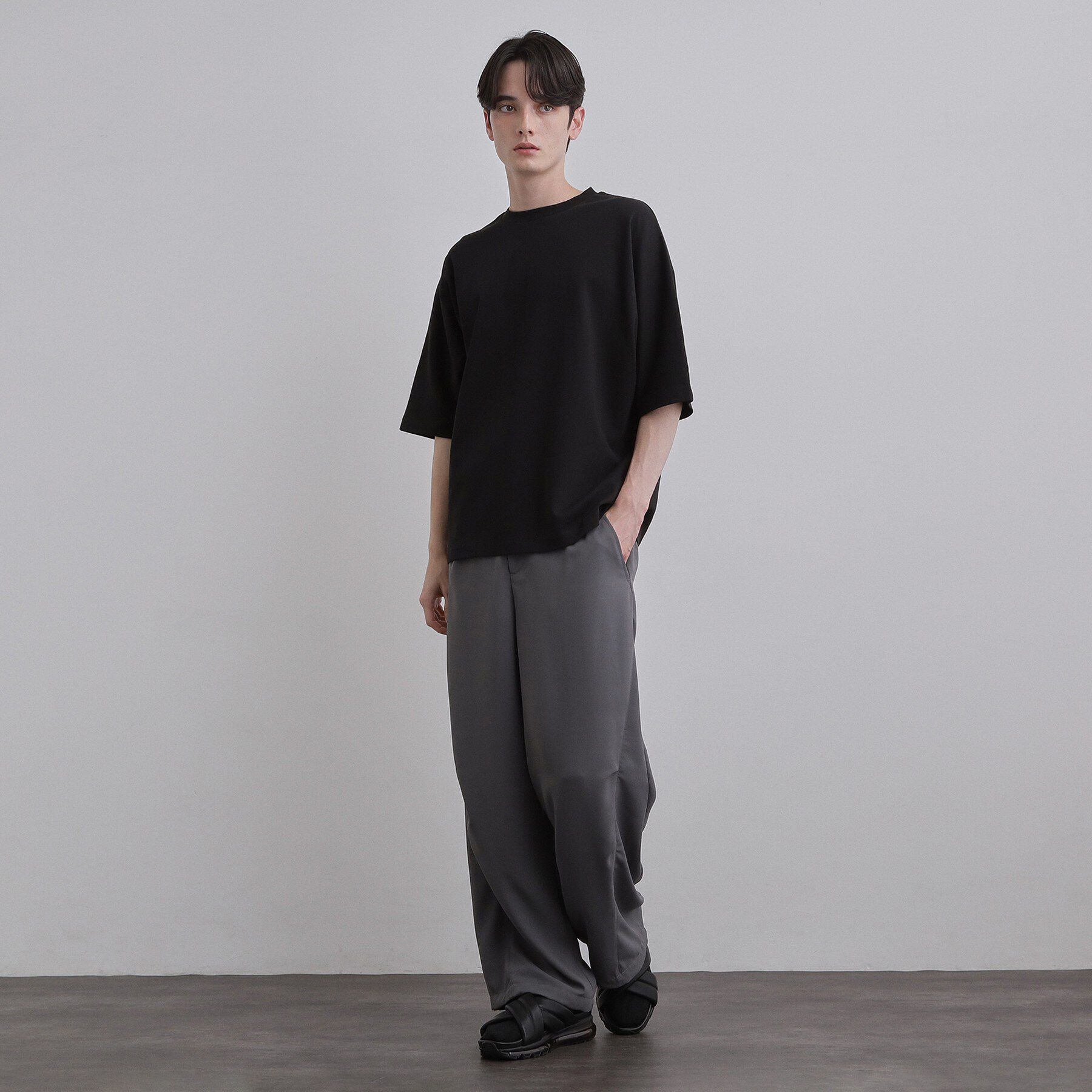 tk.TAKEO KIKUCHI「【汗シミ防止／UVカット】sweat stain proof series ドルマンTシャツ」|Tシャツ・カットソー|