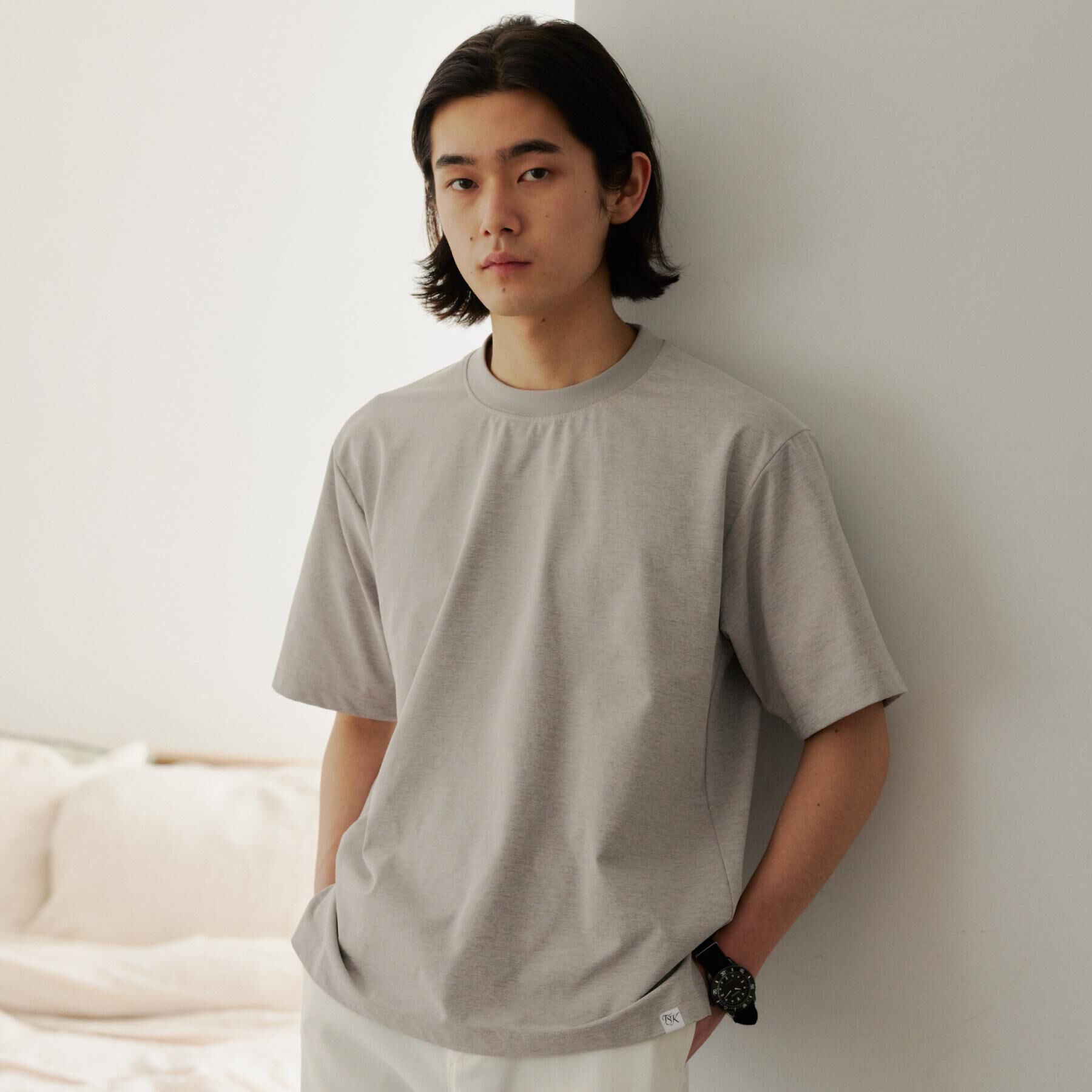 THE SHOP TK「【新色追加＆再入荷!!】【接触冷感/吸水速乾/UVカット/透け防止/遮熱】BO-NO TEE/ボーノ」|Tシャツ・カットソー|