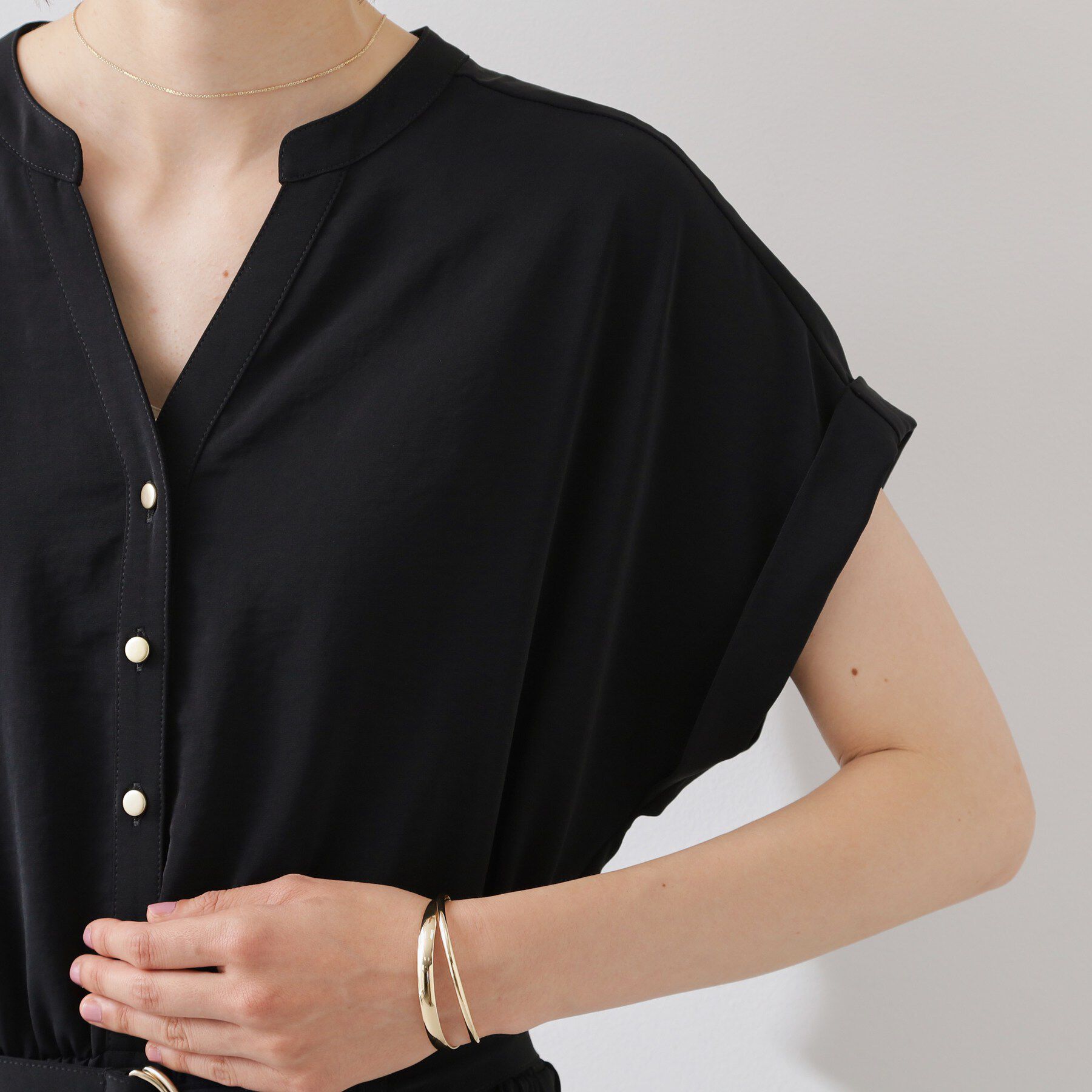 THE SHOP TK「【M-XL/ひんやり/遮熱】やみつきになる とろみスキッパーワンピース」|ワンピース|
