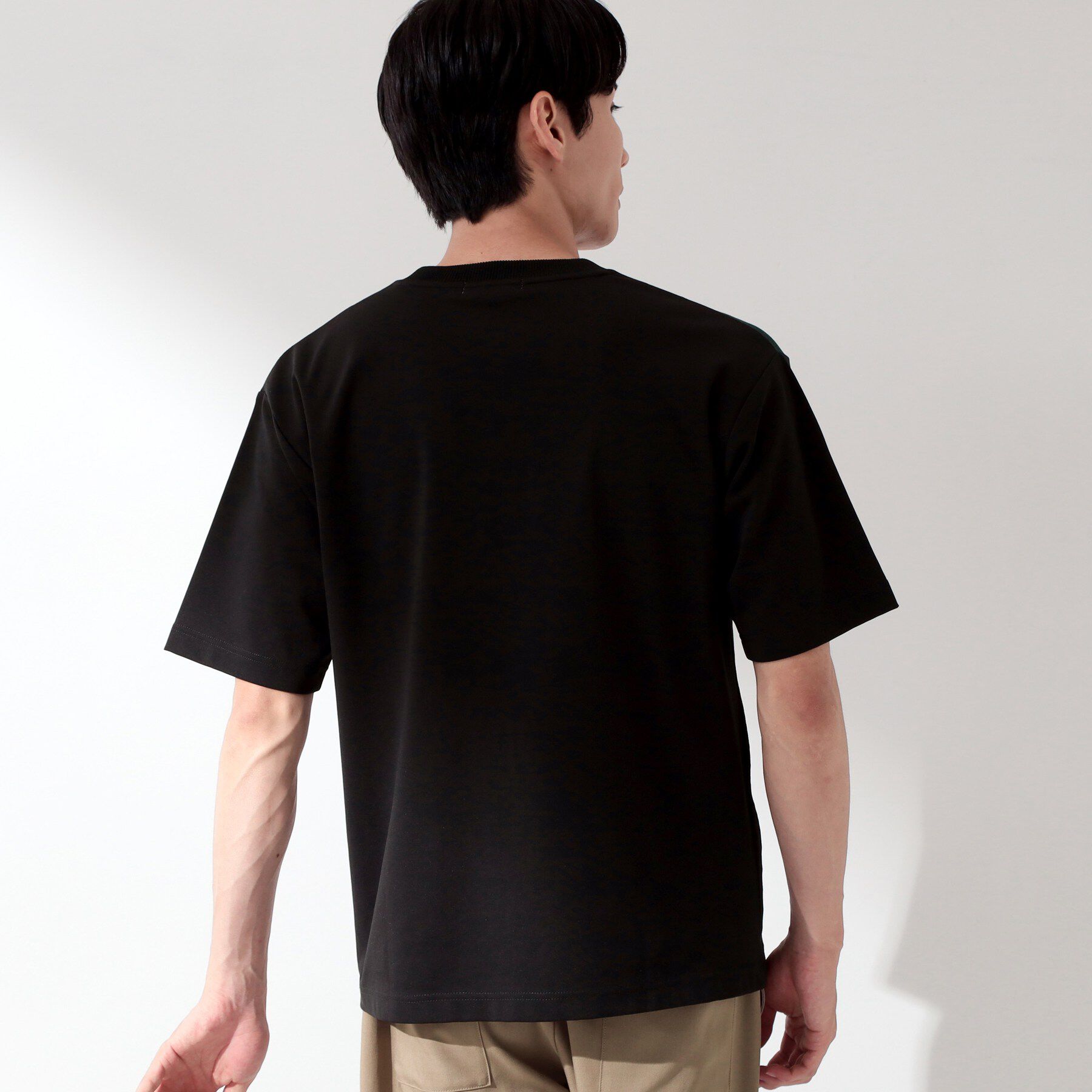 THE SHOP TK「【洗濯機OK】ブロッキング半袖ニット」|ニット・セーター|