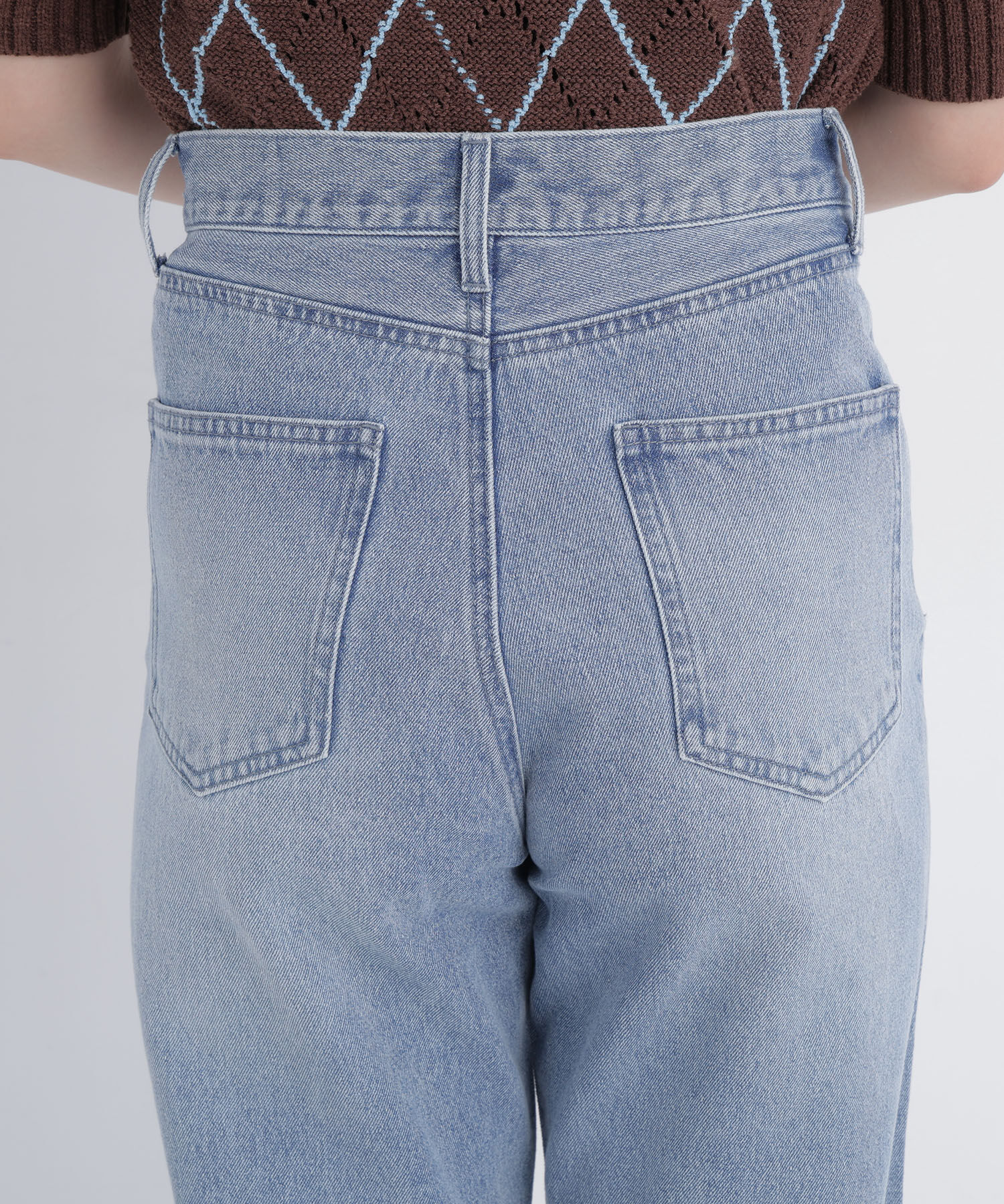  「ヘムレースワイドデニムパンツ」|その他|
