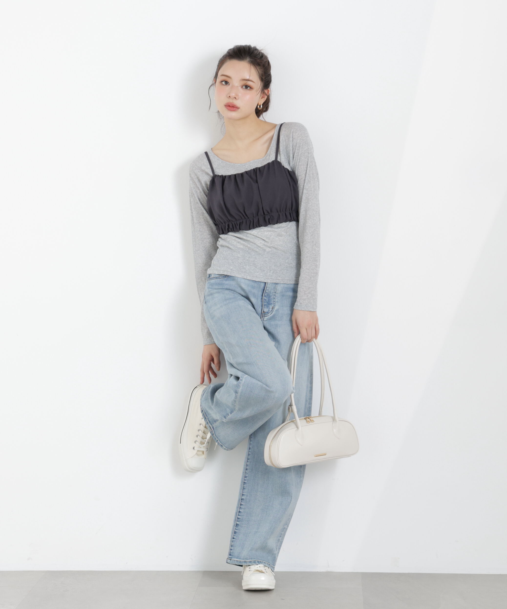 PROPORTION BODY DRESSING「ギャザービスチェ　26SS」|シャツ・ブラウス|