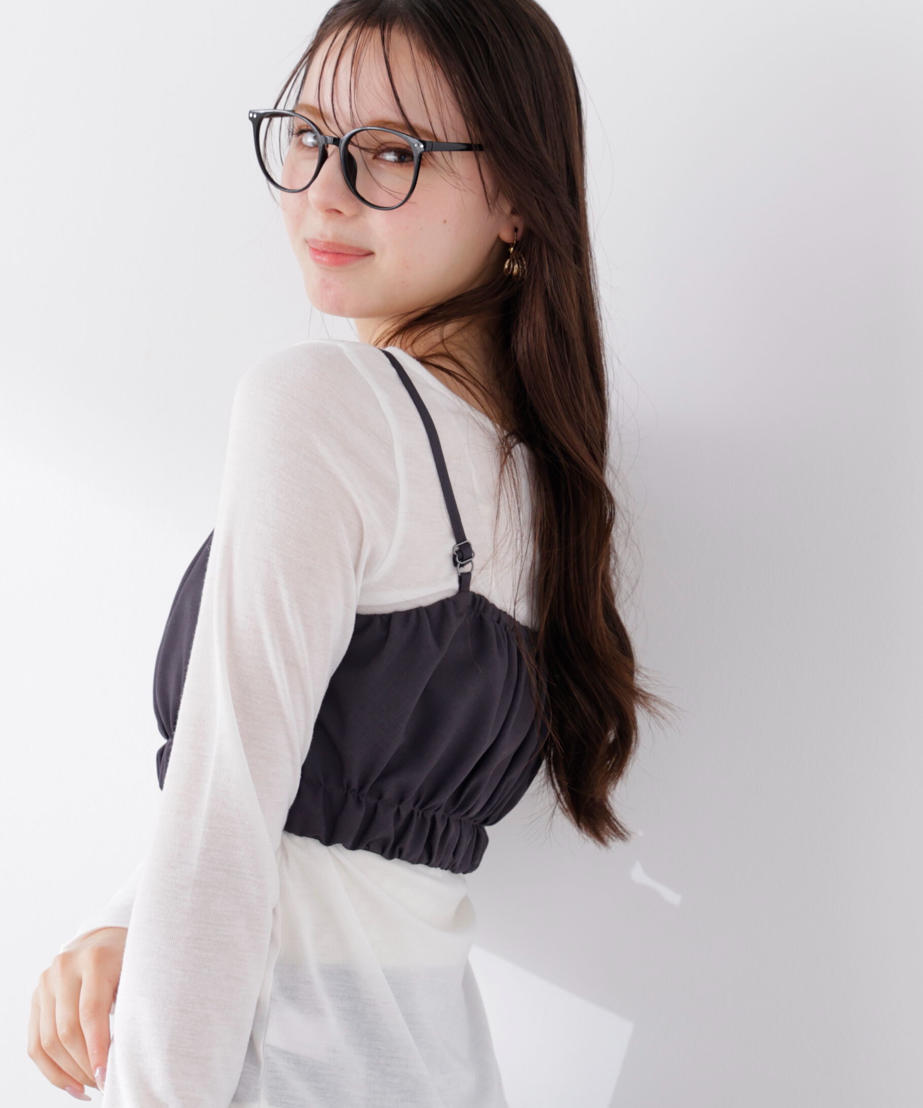 PROPORTION BODY DRESSING「ギャザービスチェ　26SS」|シャツ・ブラウス|