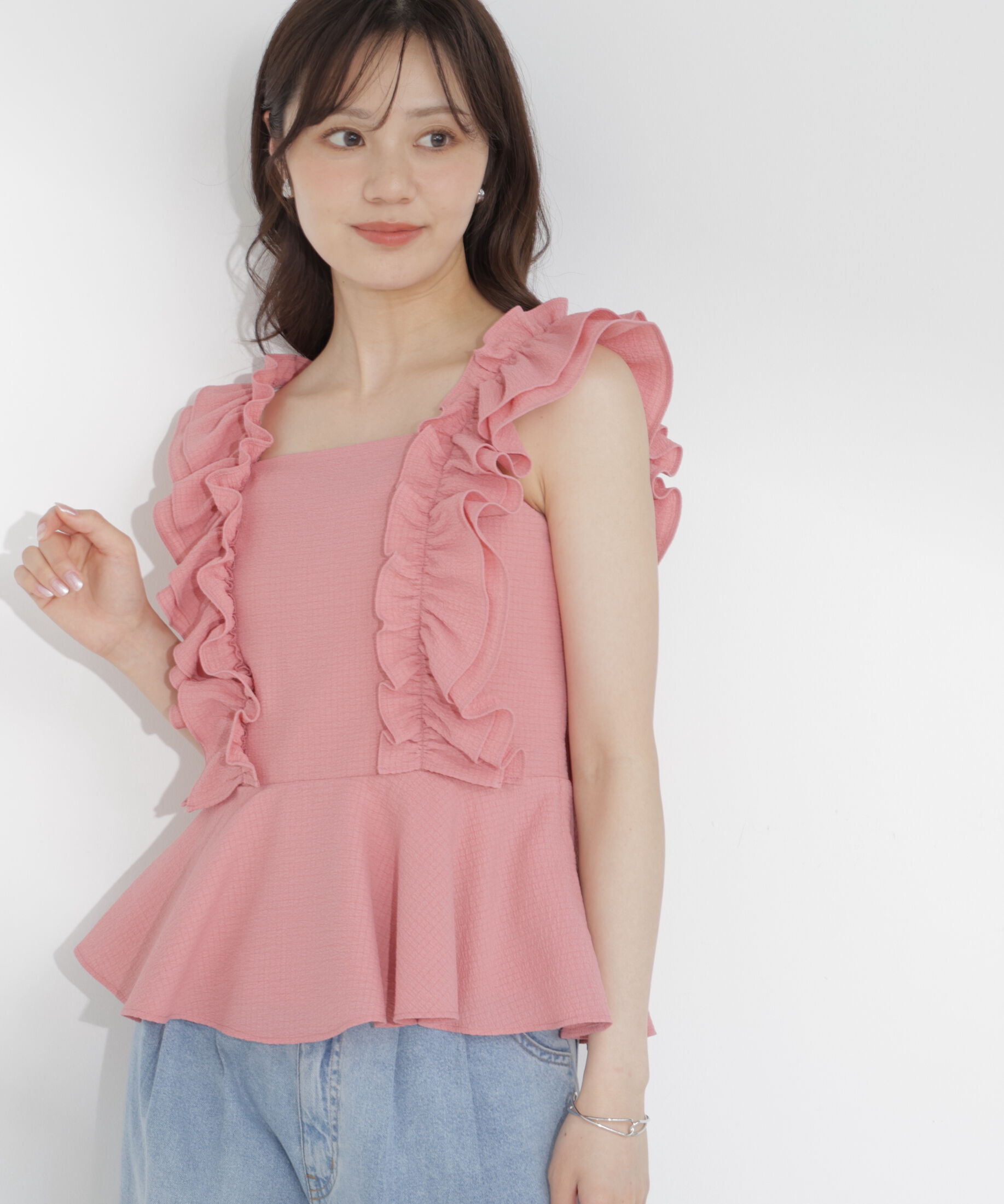 PROPORTION BODY DRESSING「フリルブラウス　26SS」|シャツ・ブラウス|
