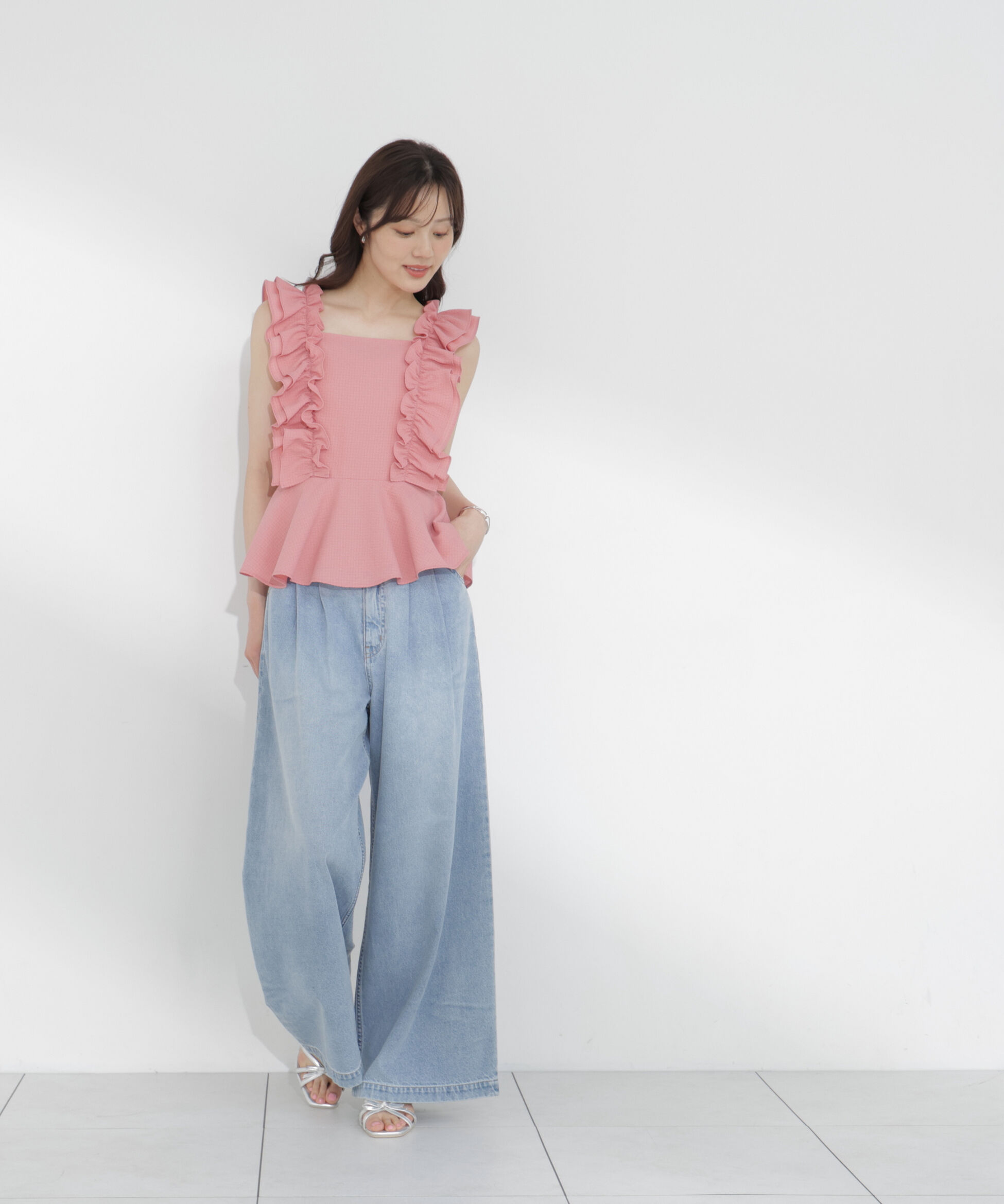PROPORTION BODY DRESSING「フリルブラウス　26SS」|シャツ・ブラウス|