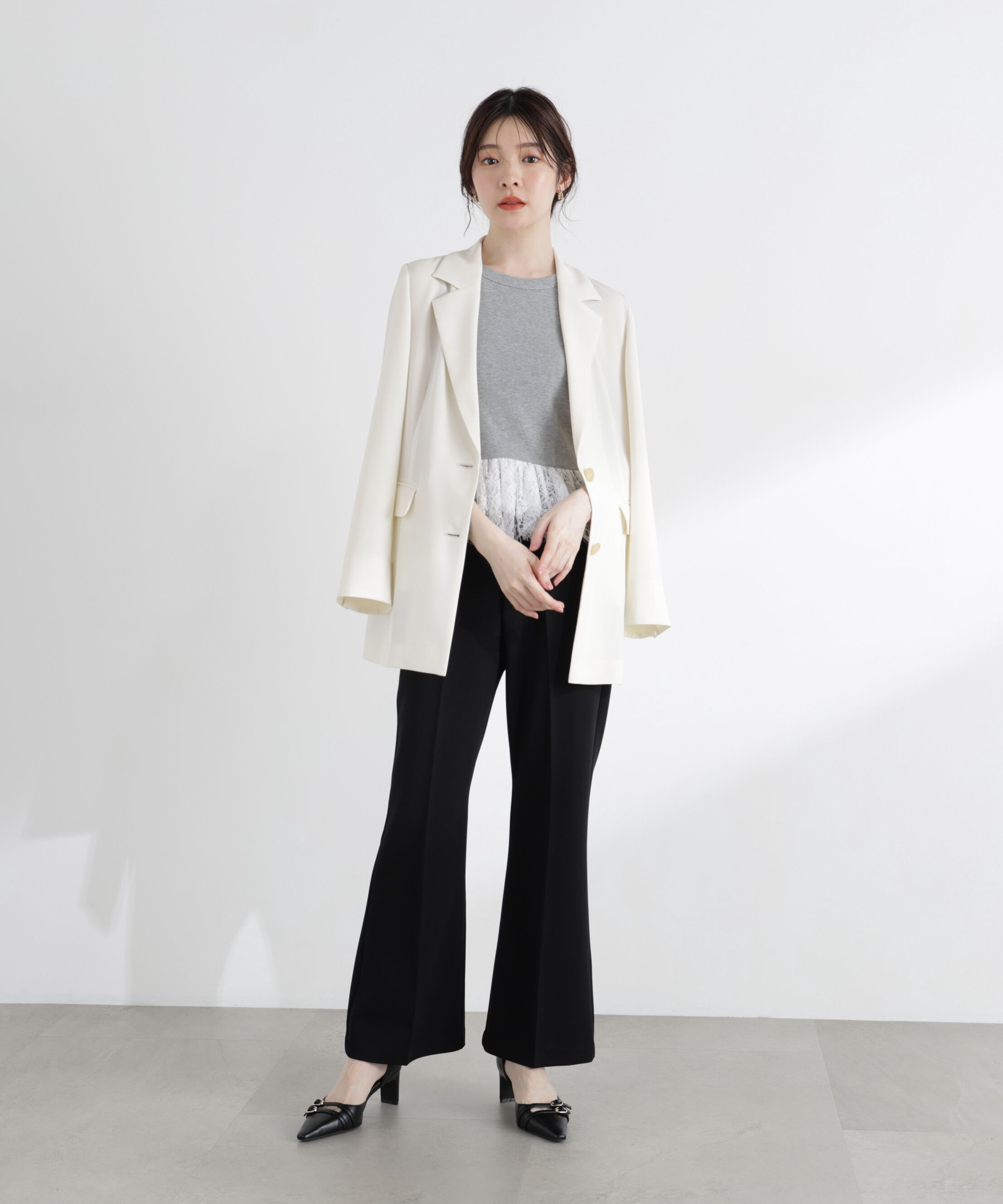 PROPORTION BODY DRESSING「〈a/mie〉セミフレアーパンツ26SS」|その他|