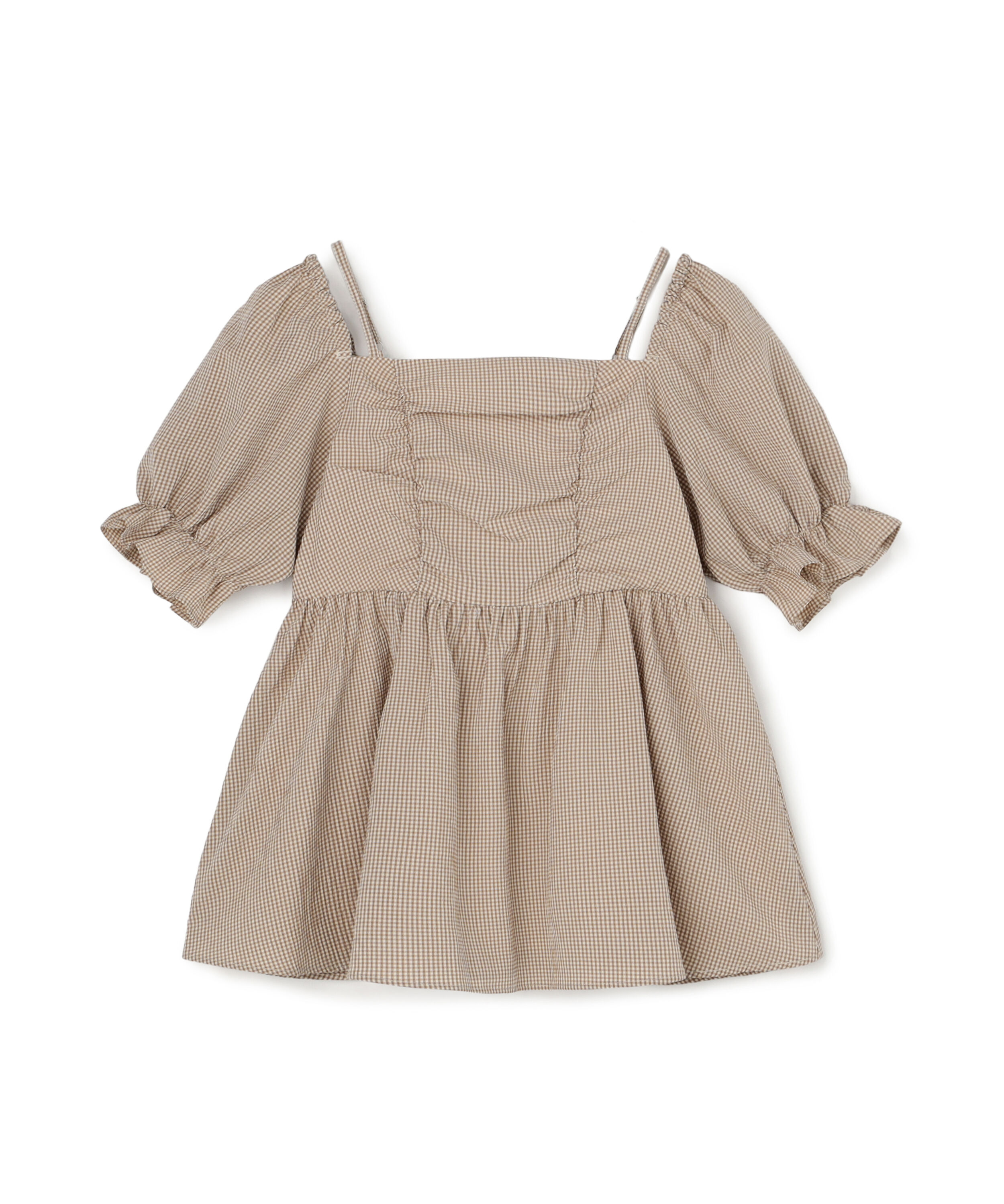 PROPORTION BODY DRESSING「〈a/mie〉ギンガム2wayブラウス」|シャツ・ブラウス|
