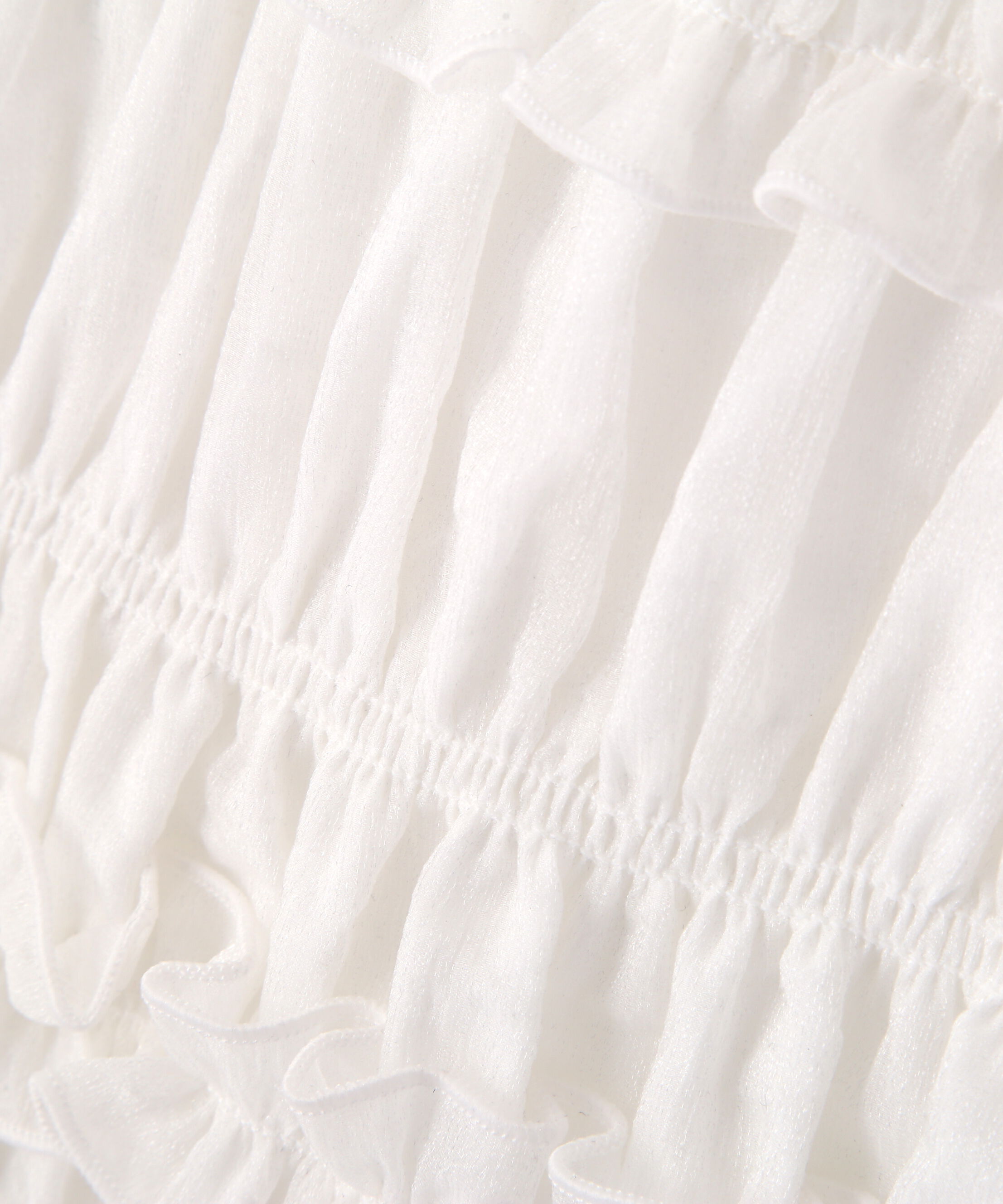 PROPORTION BODY DRESSING「〈a/mie〉シャーリングフリルブラウス＜ブルー：WEB限定＞」|シャツ・ブラウス|