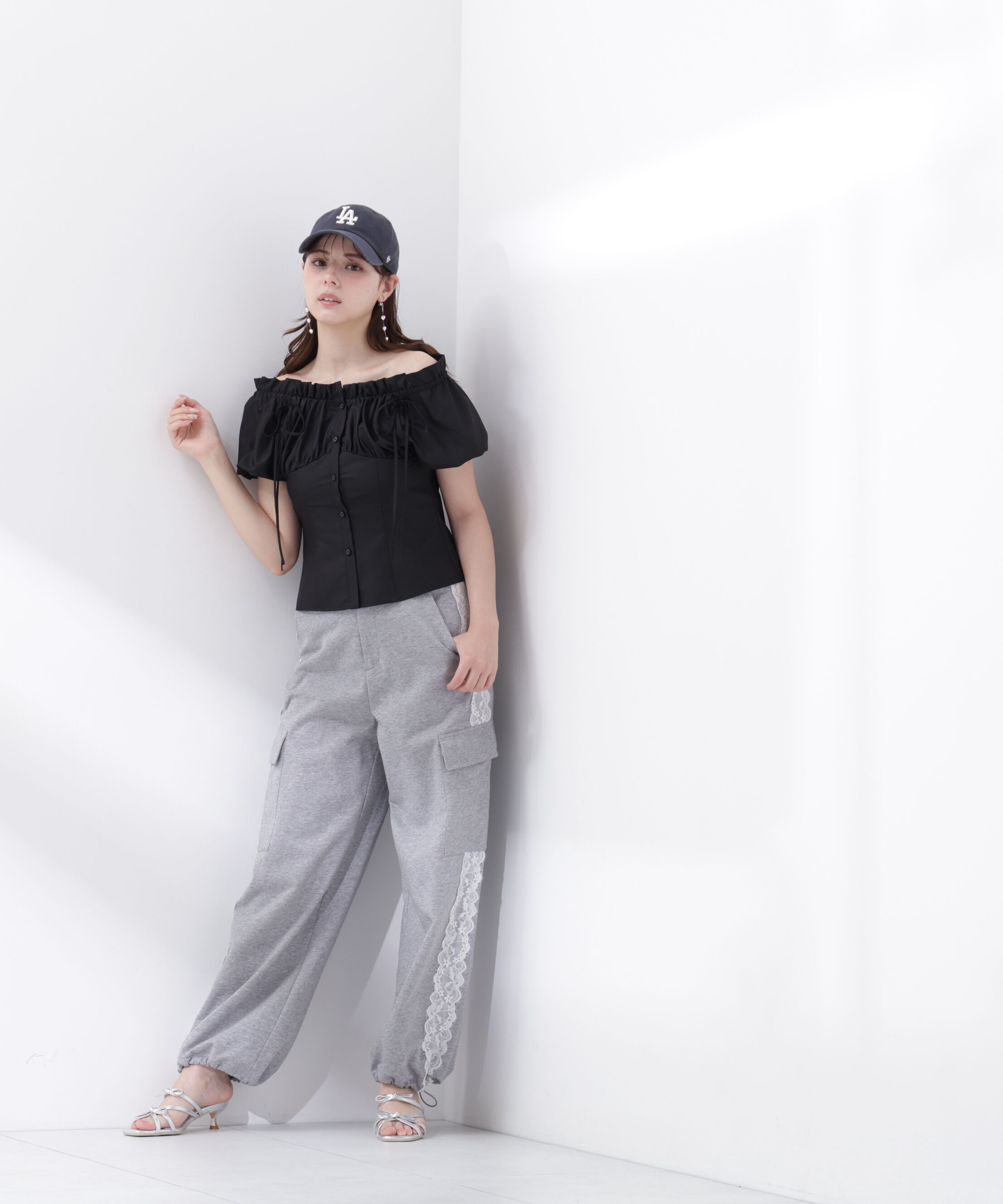 PROPORTION BODY DRESSING「コラボオフショルリボンブラウス」|シャツ・ブラウス|
