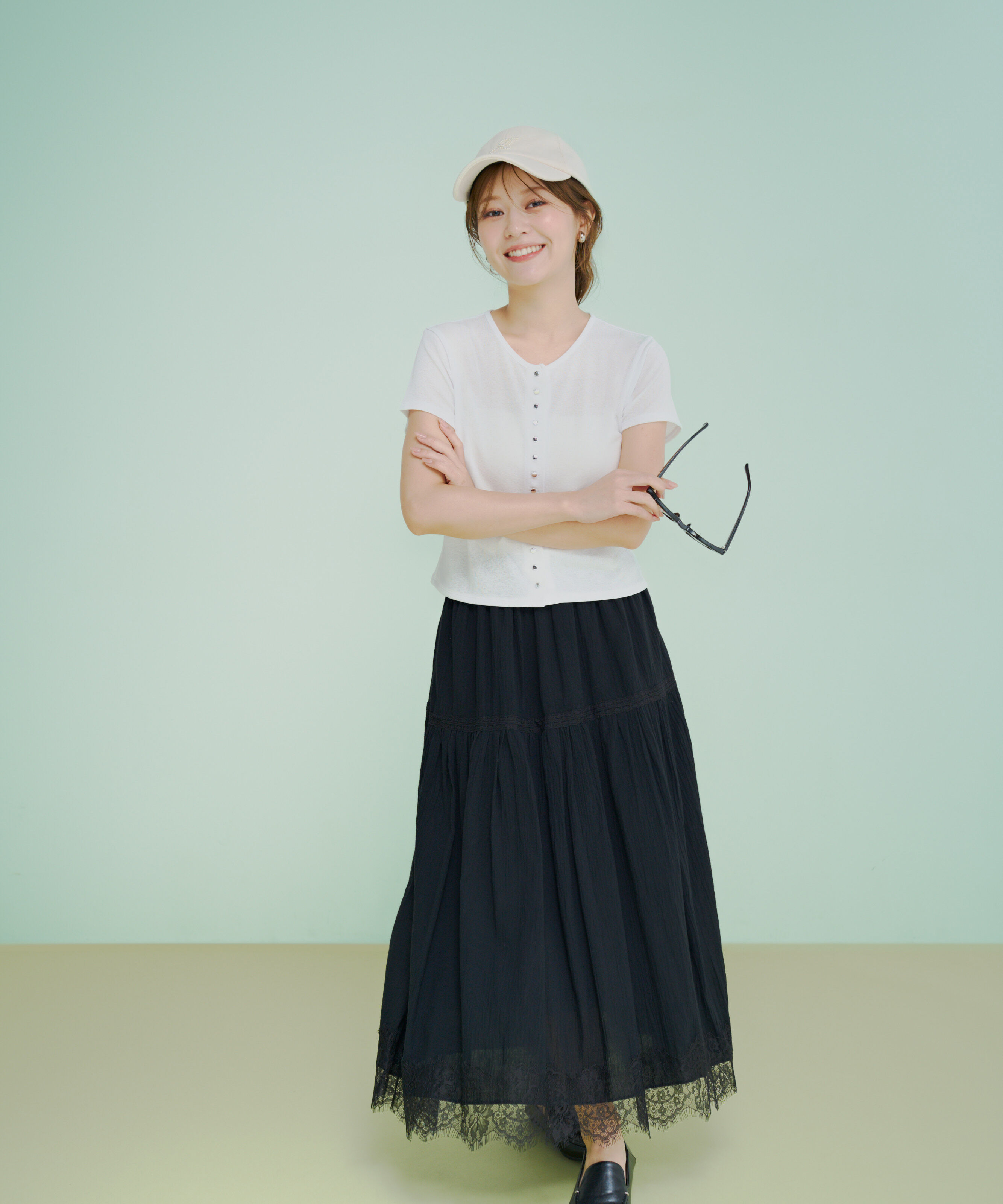 PROPORTION BODY DRESSING「＜a/mie＞テクスチャーカーディガン」|Tシャツ・カットソー|