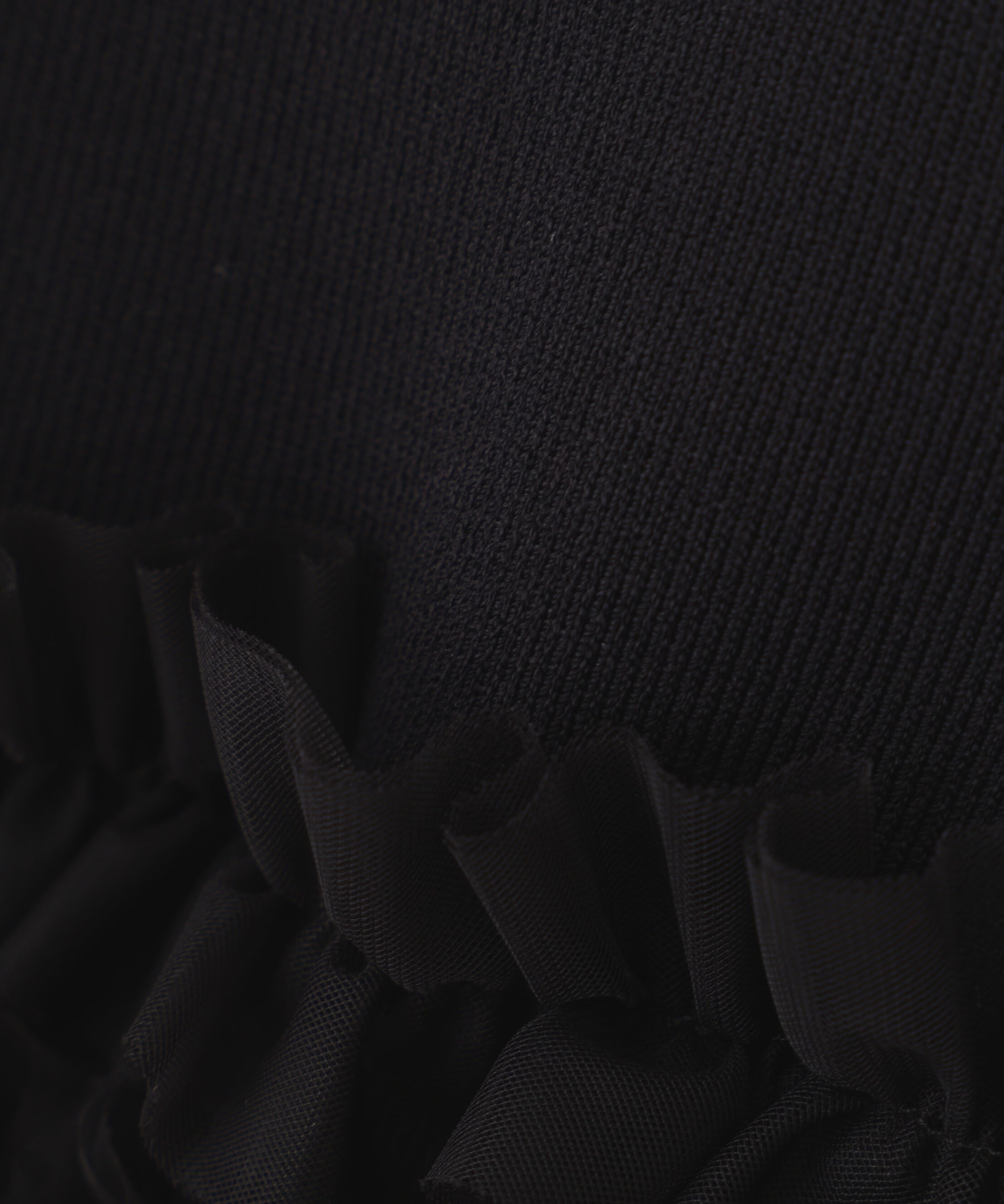 PROPORTION BODY DRESSING「＜a/mie＞ノースリーブフリルヘムニット」|カーディガン|