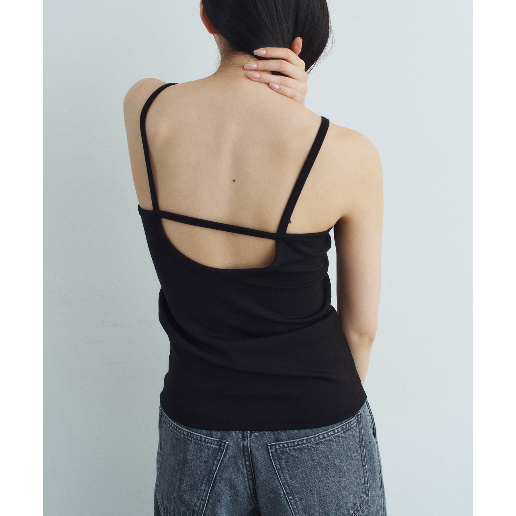 CODE A「【Cup-in】design cut camisole」|キャミソール|