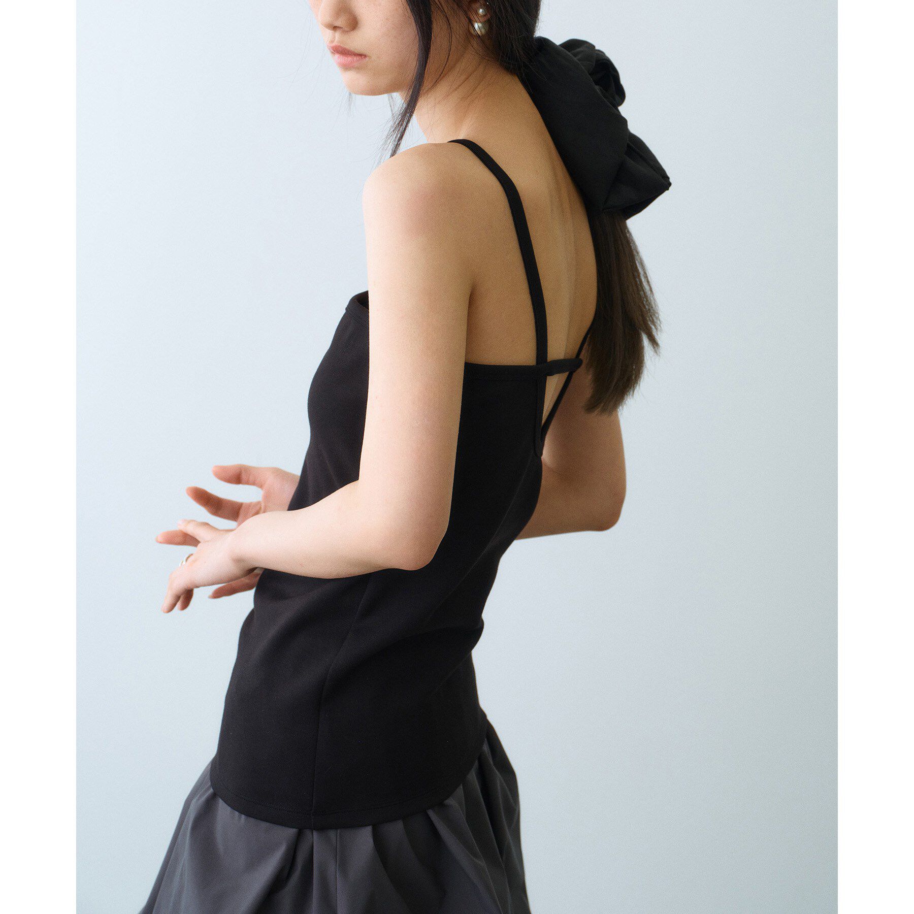 CODE A「【Cup-in】design cut camisole」|キャミソール|