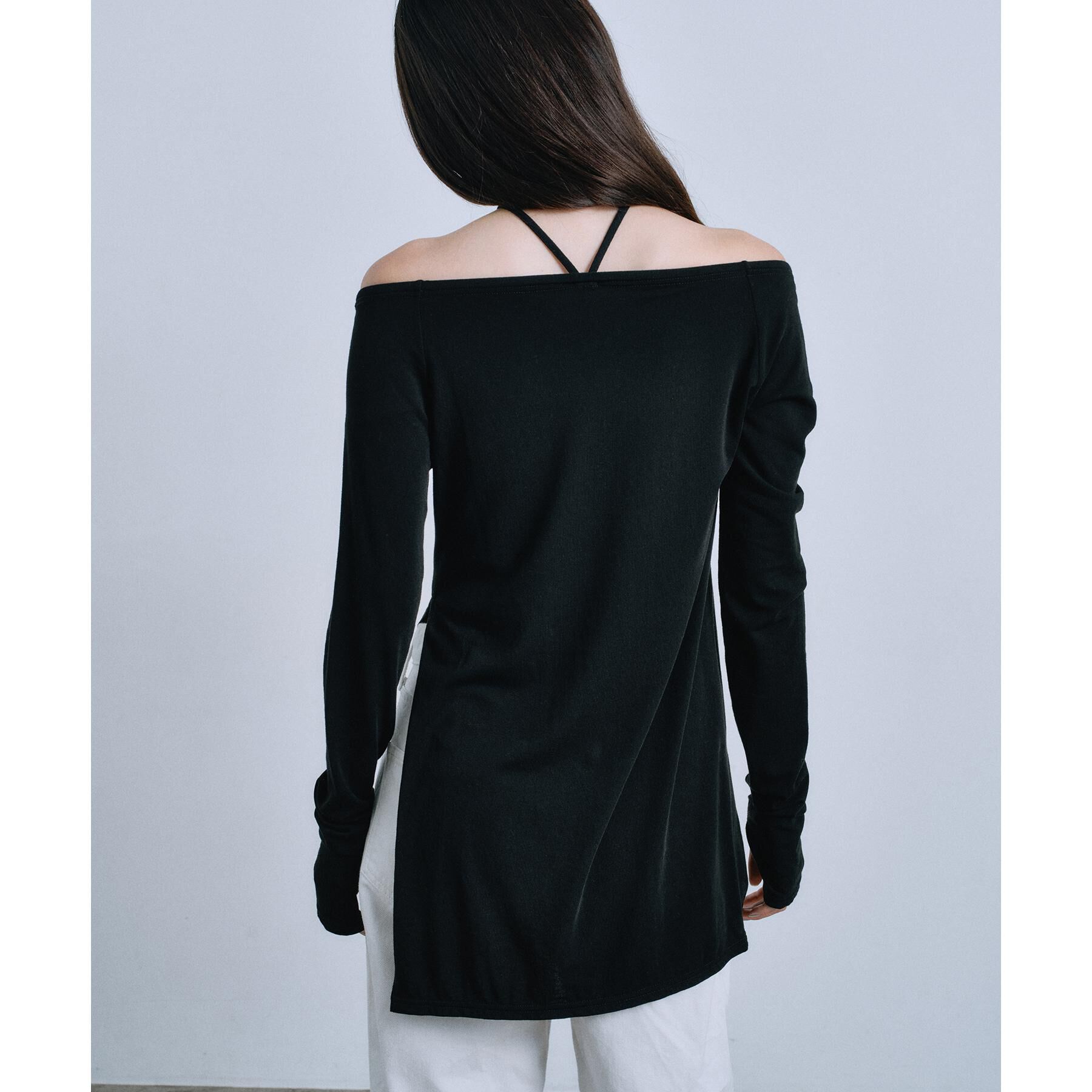 CODE A「off－shoulder jersey top」|Tシャツ・カットソー|