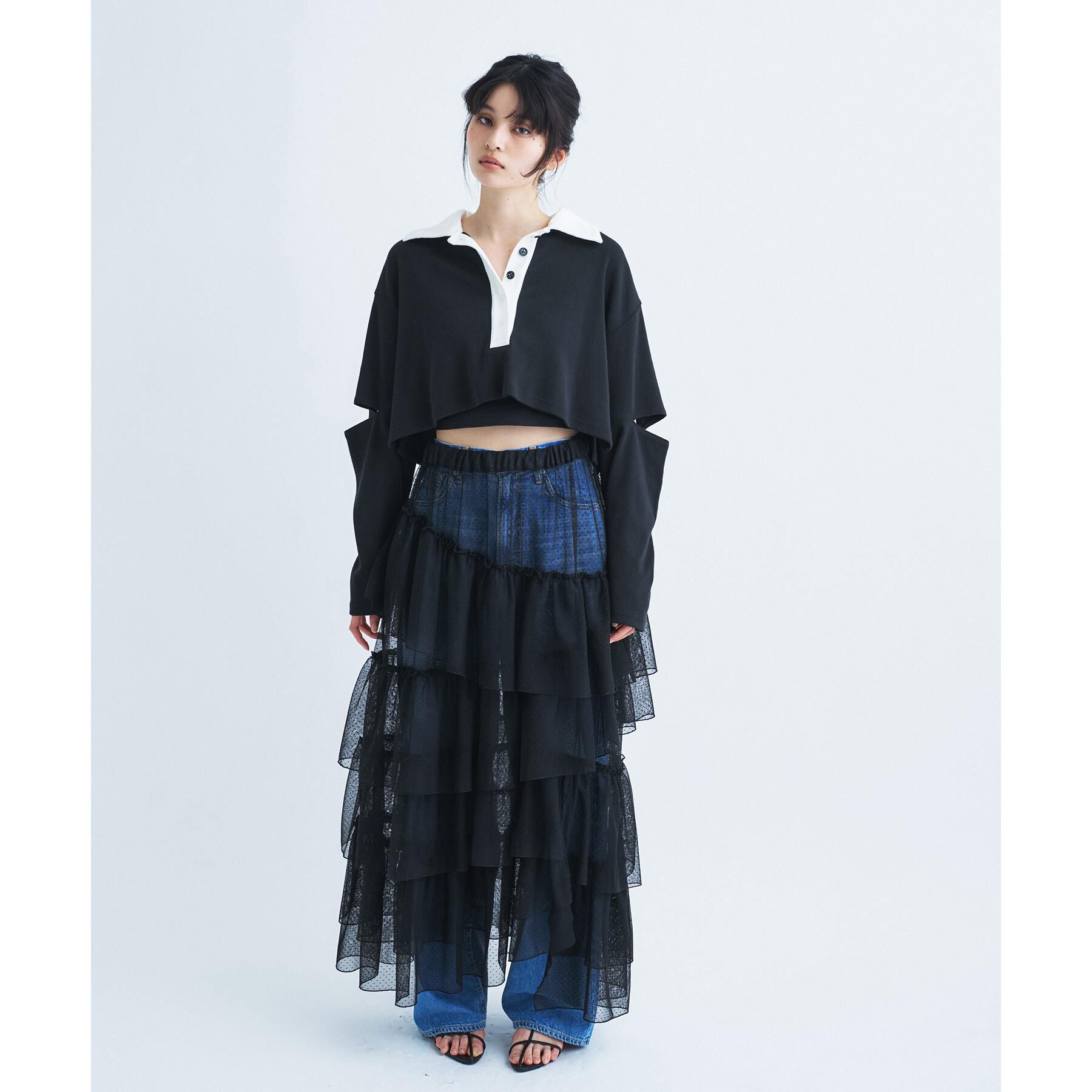 CODE A「cropped lager tee」|Tシャツ・カットソー|