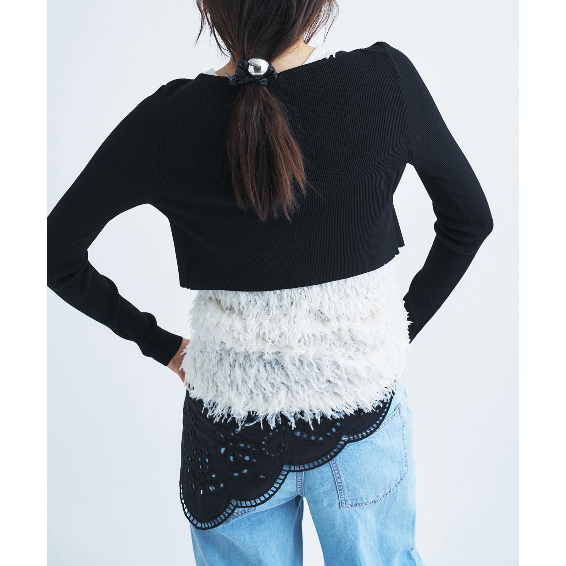 CODE A「【Re】stretch hook cardigan」|カーディガン|