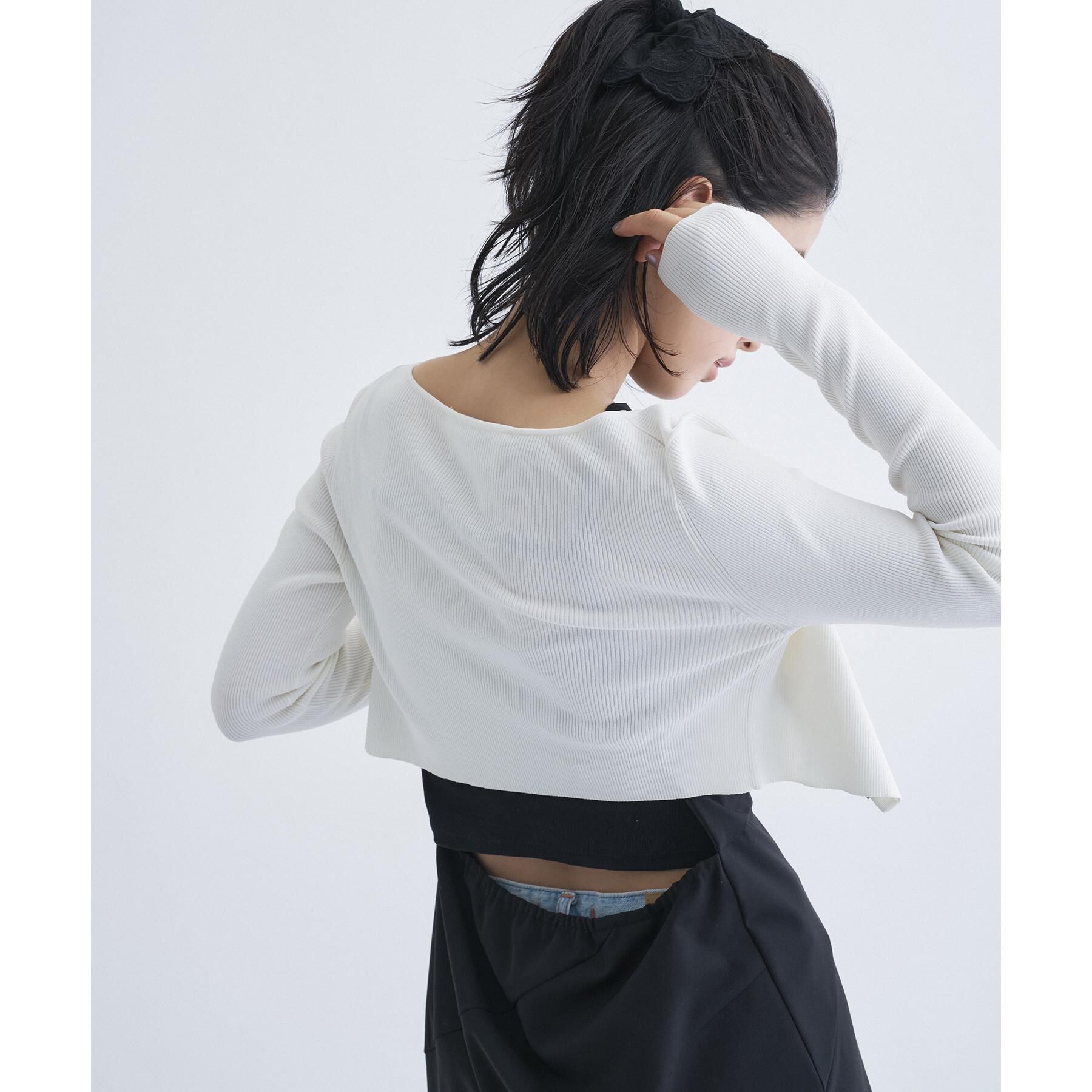 CODE A「【Re】stretch hook cardigan」|カーディガン|
