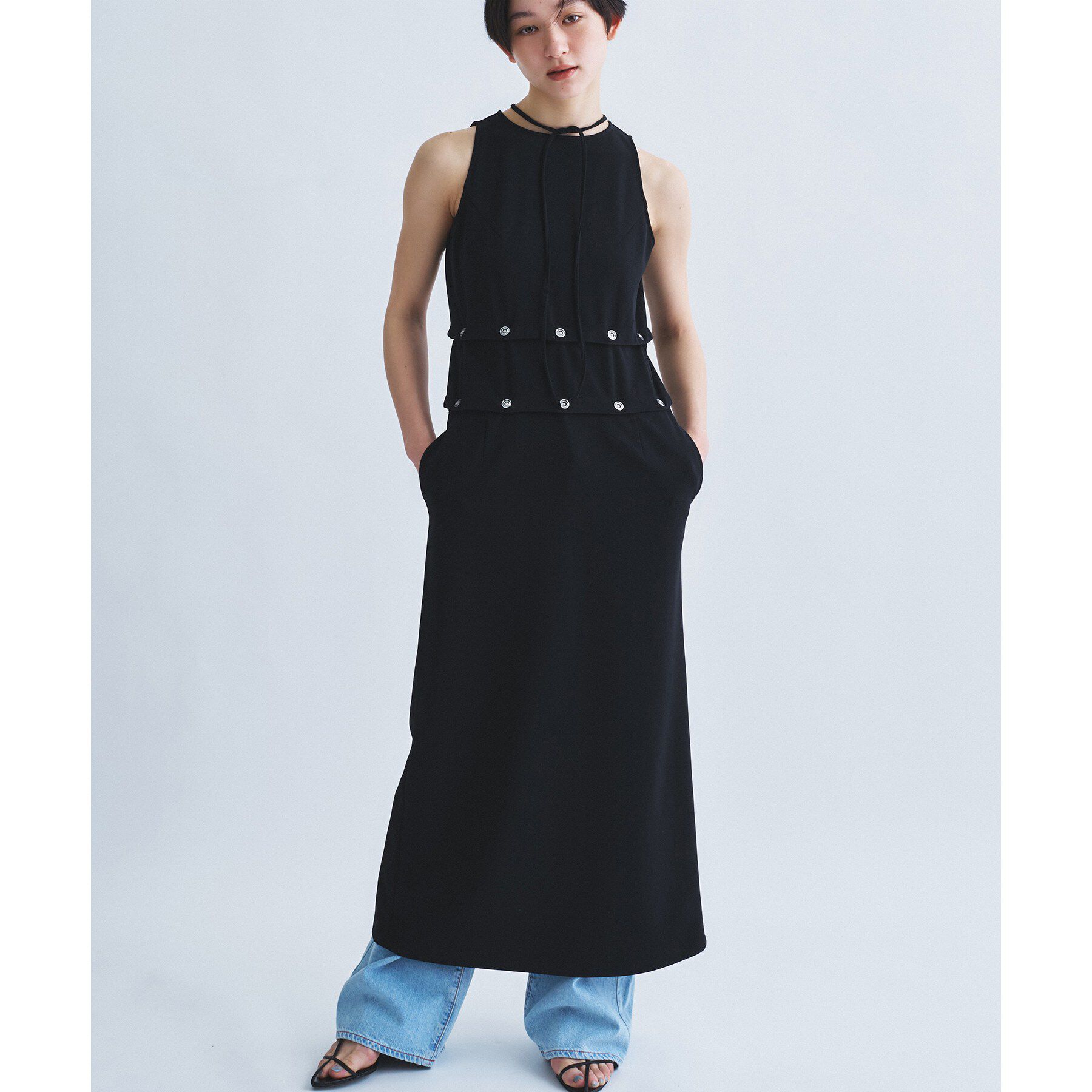 CODE A「modular split dress」|ワンピース|