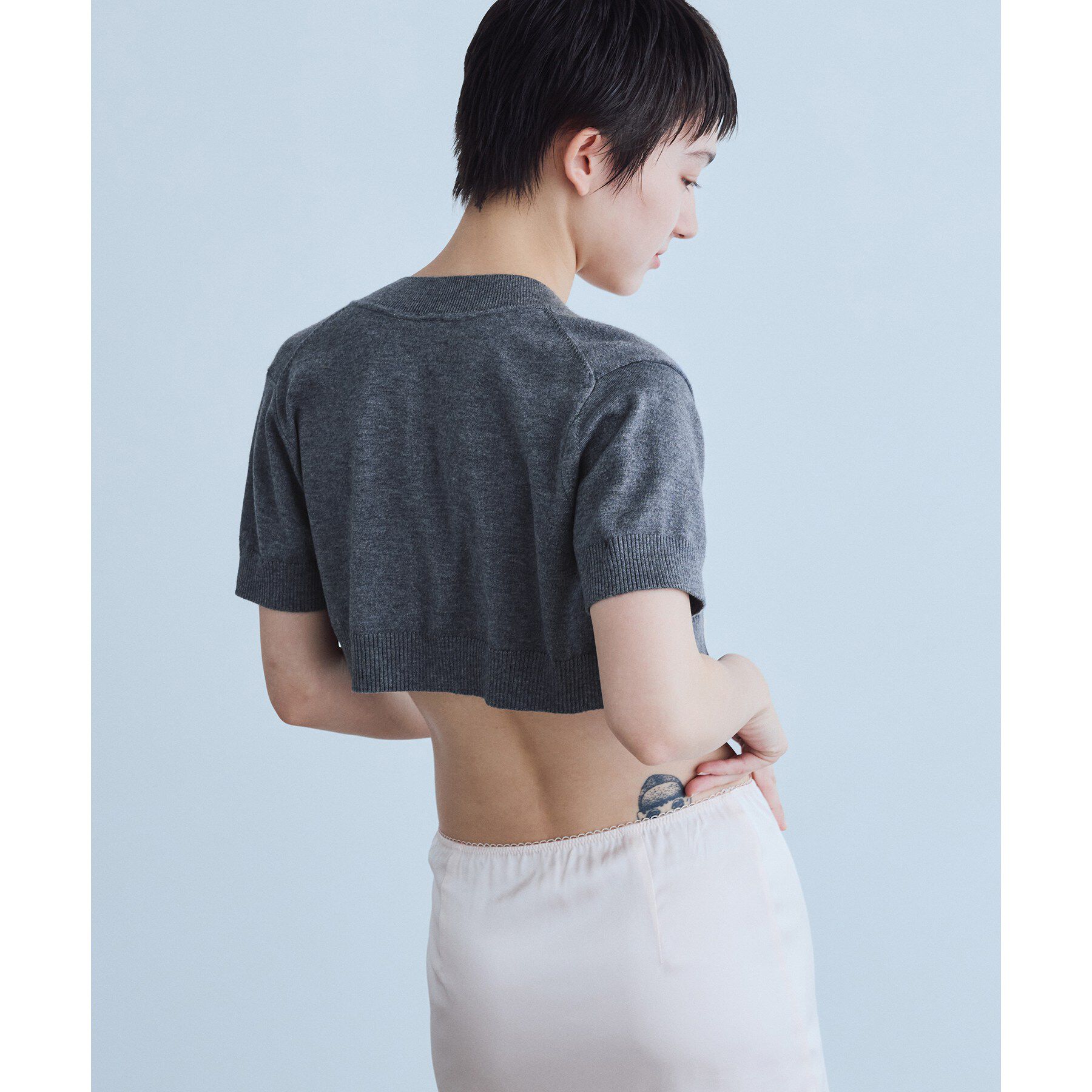 CODE A「modular button knit cardigan」|カーディガン|