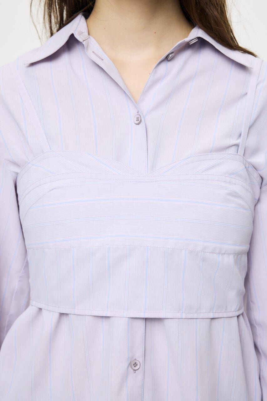 MOUSSY「SHIRT & ビスチェ セット」|シャツ・ブラウス|