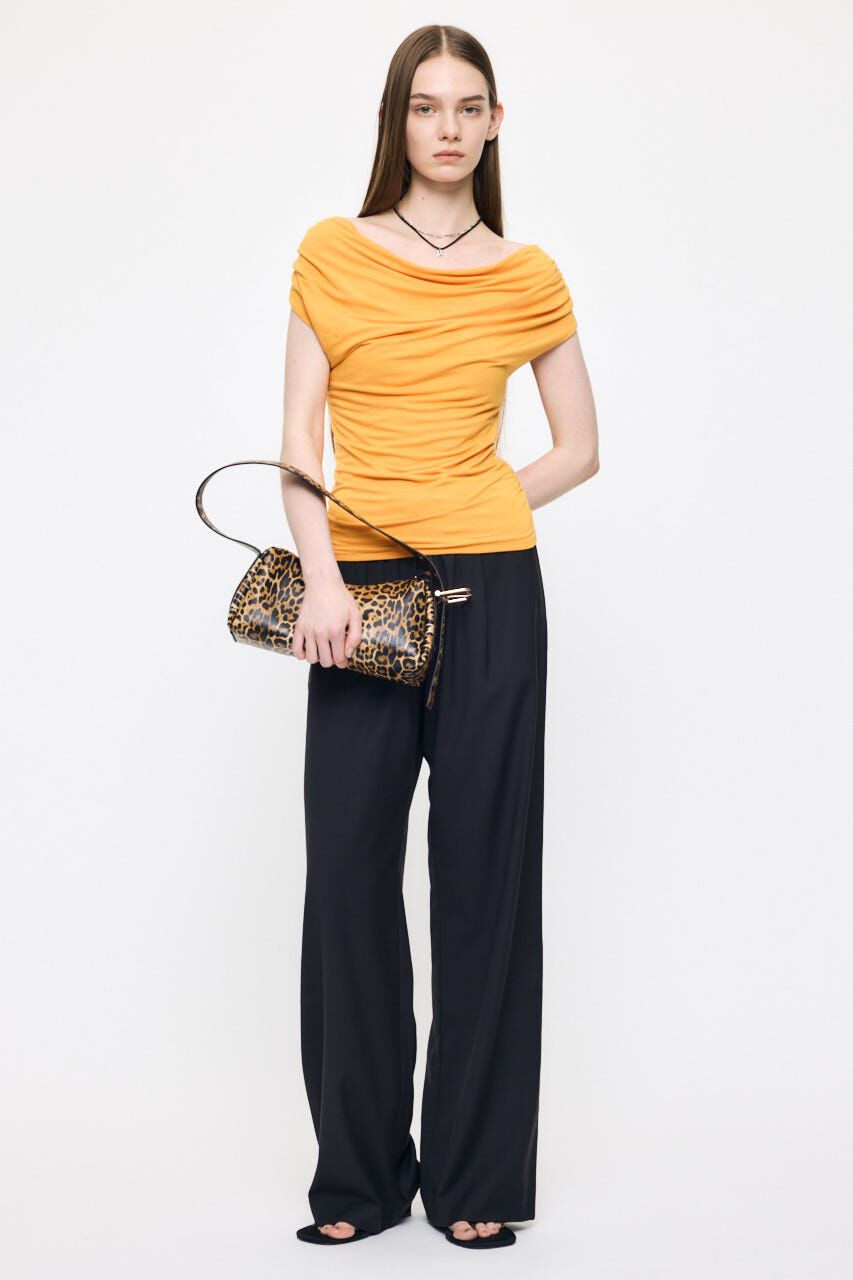 MOUSSY「DRAPE OFF SHOULDER CUT トップス」|その他|