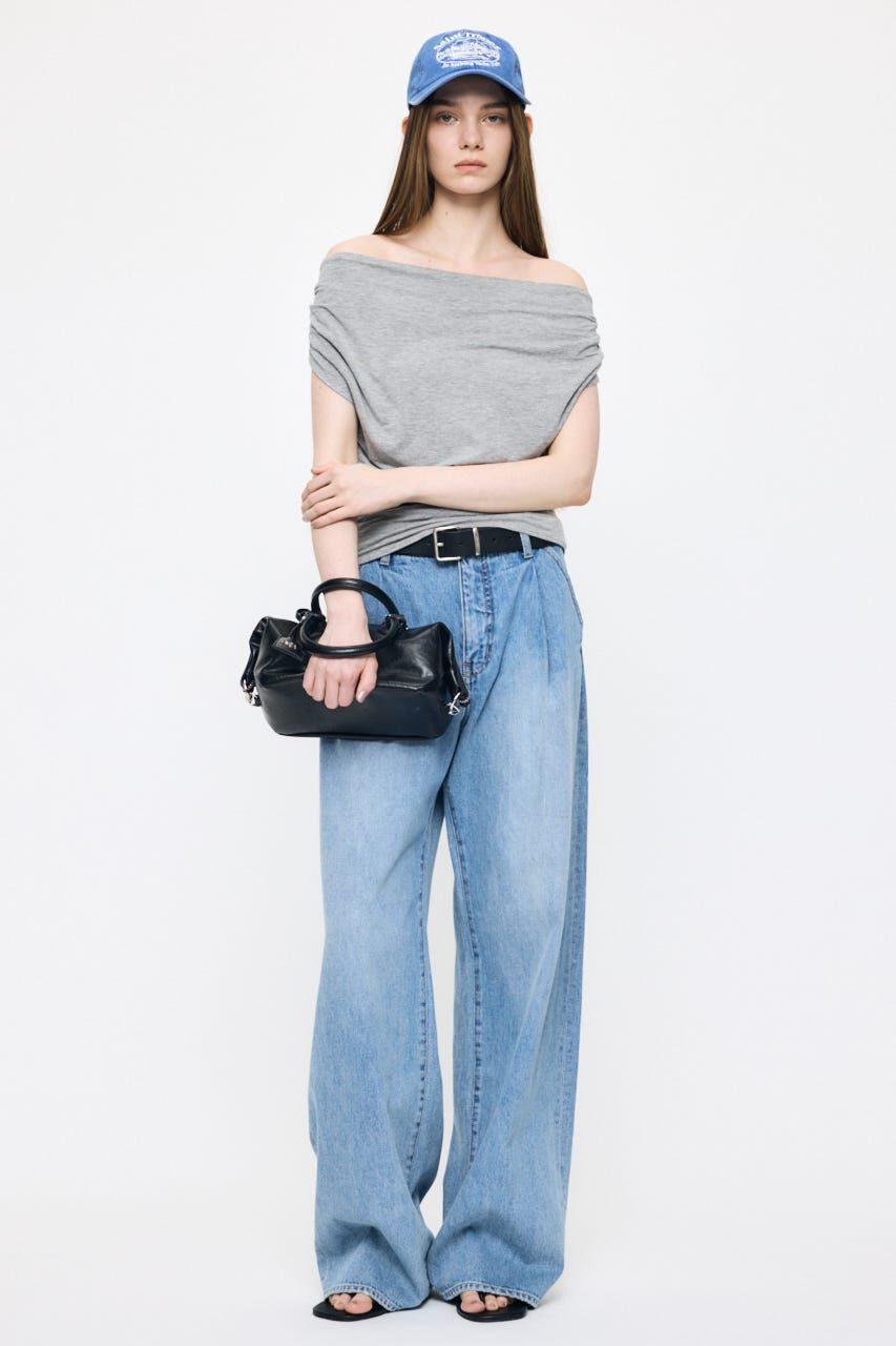 MOUSSY「DRAPE OFF SHOULDER CUT トップス」|その他|