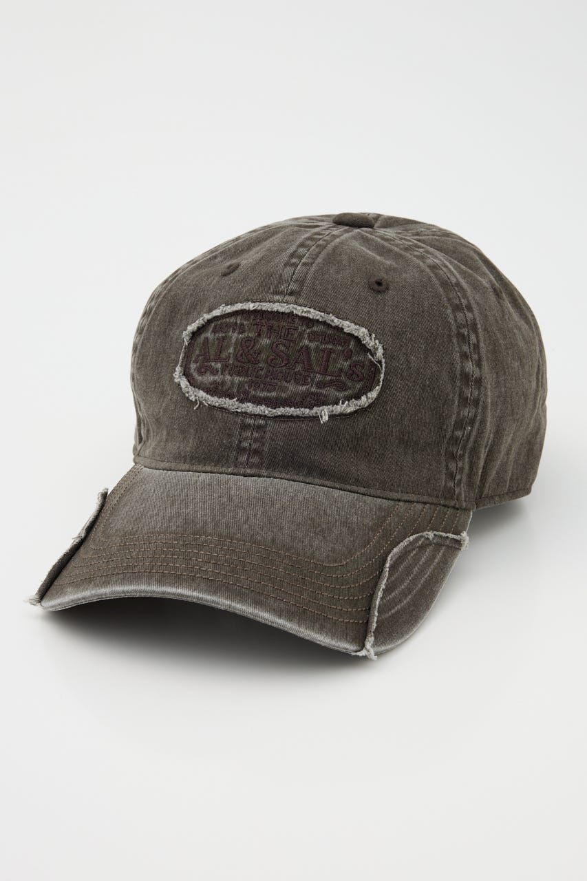 RODEO CROWNS「ダメージパッチカラーキャップ」|その他|BLK