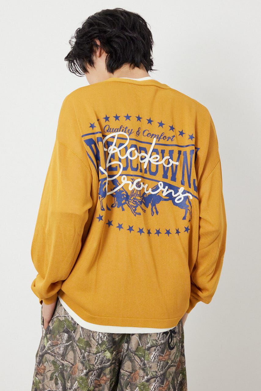 RODEO CROWNS「ロープロゴニットトッパー」|カーディガン|