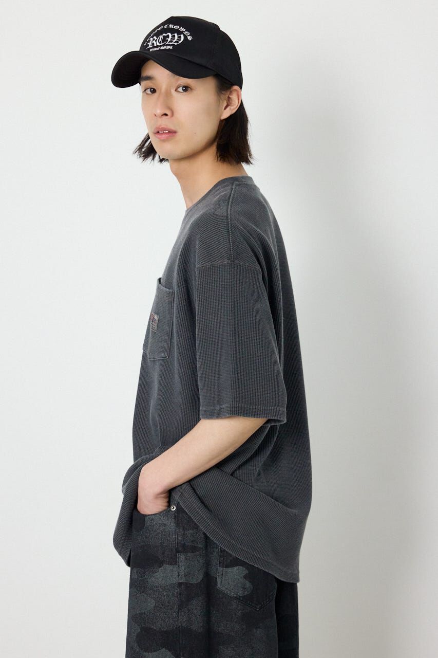 RODEO CROWNS「ピグメントワッフルTシャツ」|Tシャツ・カットソー|