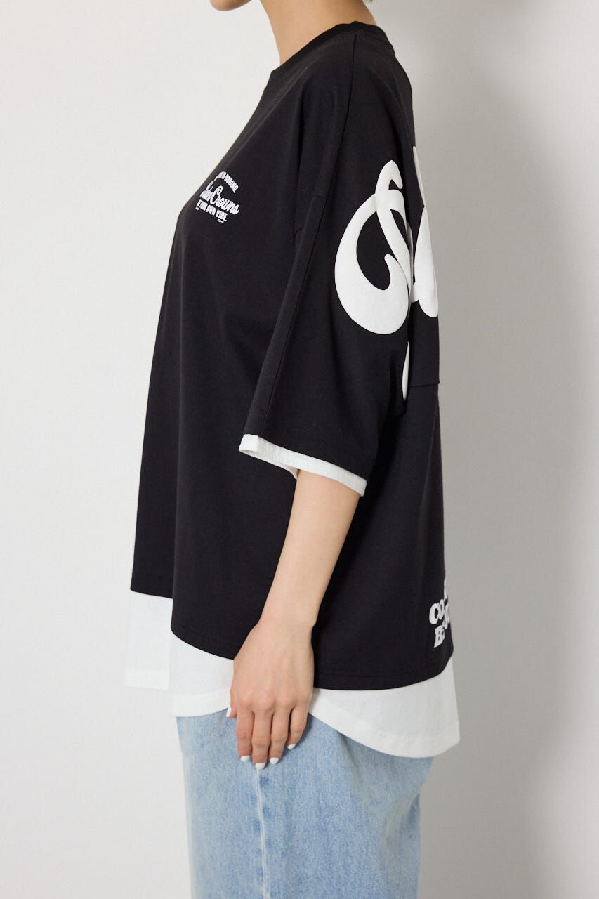 RODEO CROWNS「フェイクレイヤードロゴトップス」|Tシャツ・カットソー|