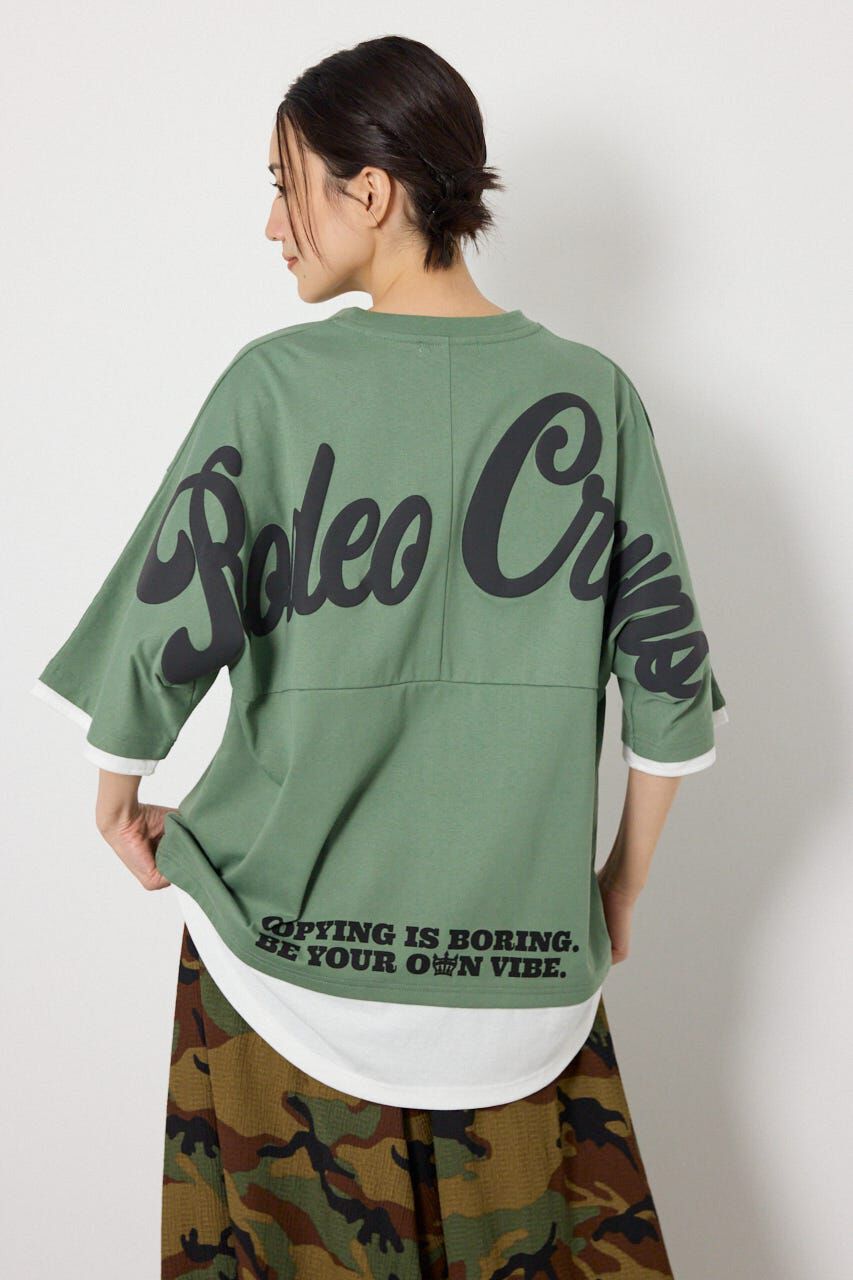 RODEO CROWNS「フェイクレイヤードロゴトップス」|Tシャツ・カットソー|